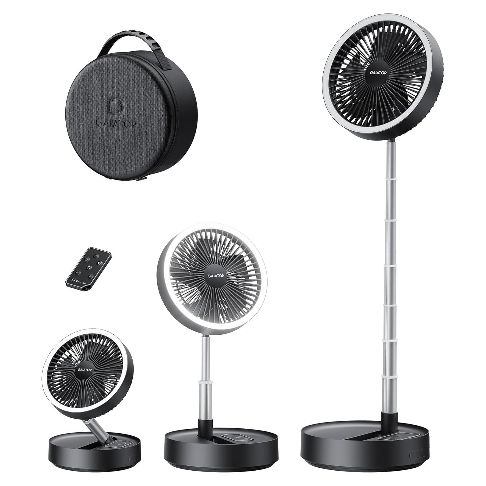 Ventilador de pedestal Gaiatop FF-02 4 en 1 recargable 16000mAh