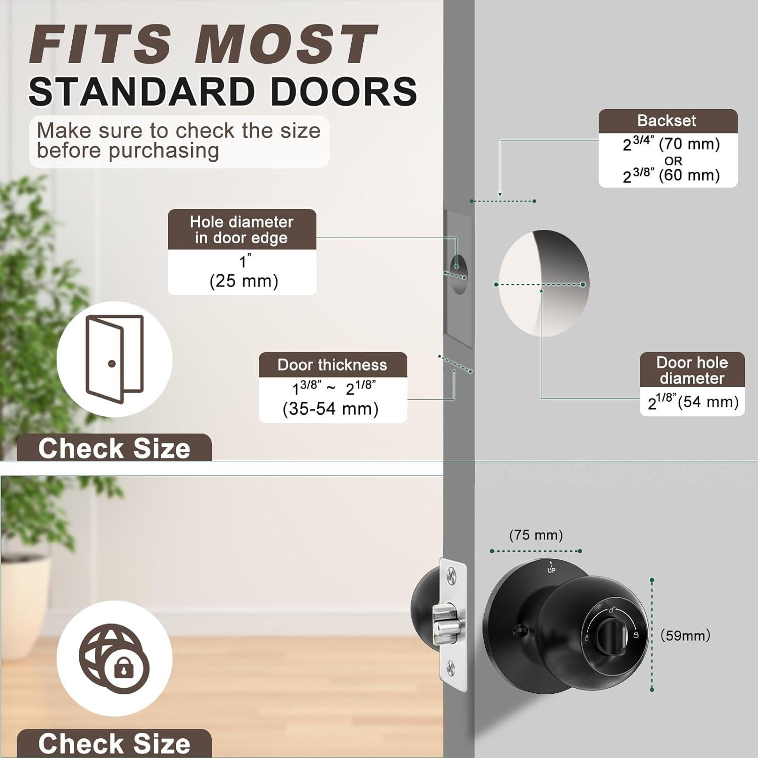 Cerradura Biométrica Usteetic CL02 con Huella Dactilar y App