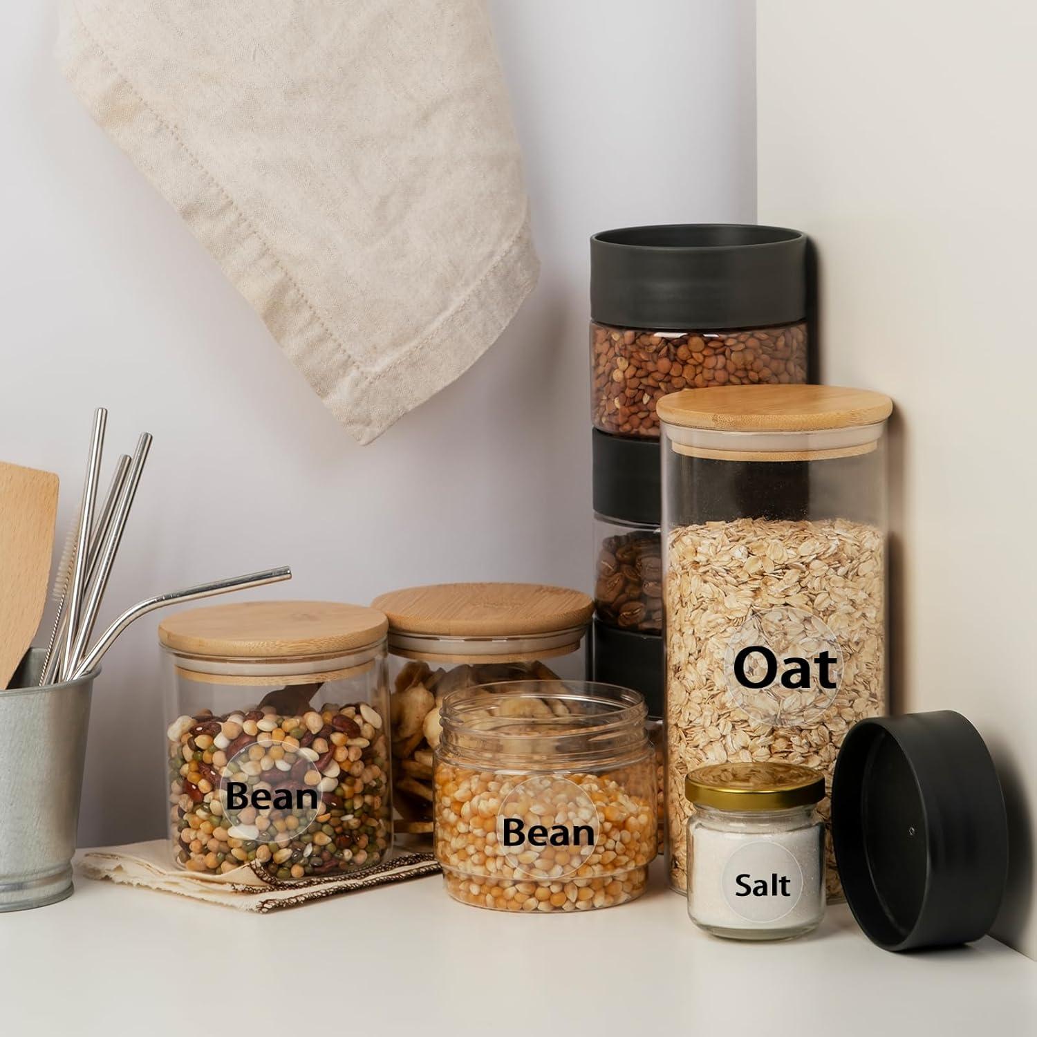 500 Etiquetas Térmicas Circulares Transparentes DLUGOPIS 2.54cm