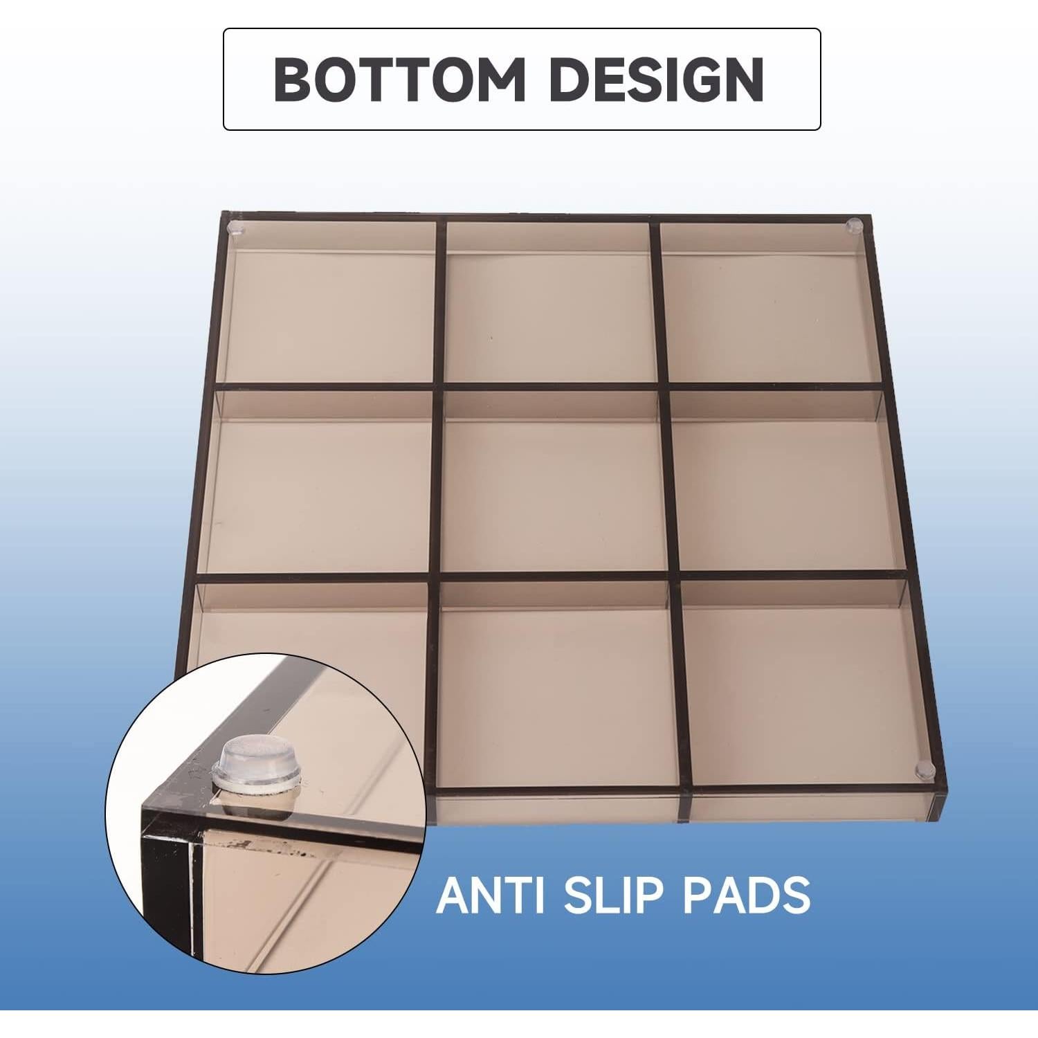 Juego de Tic Tac Toe Gigante Acrílico GSE 30.48 cm para Oficina
