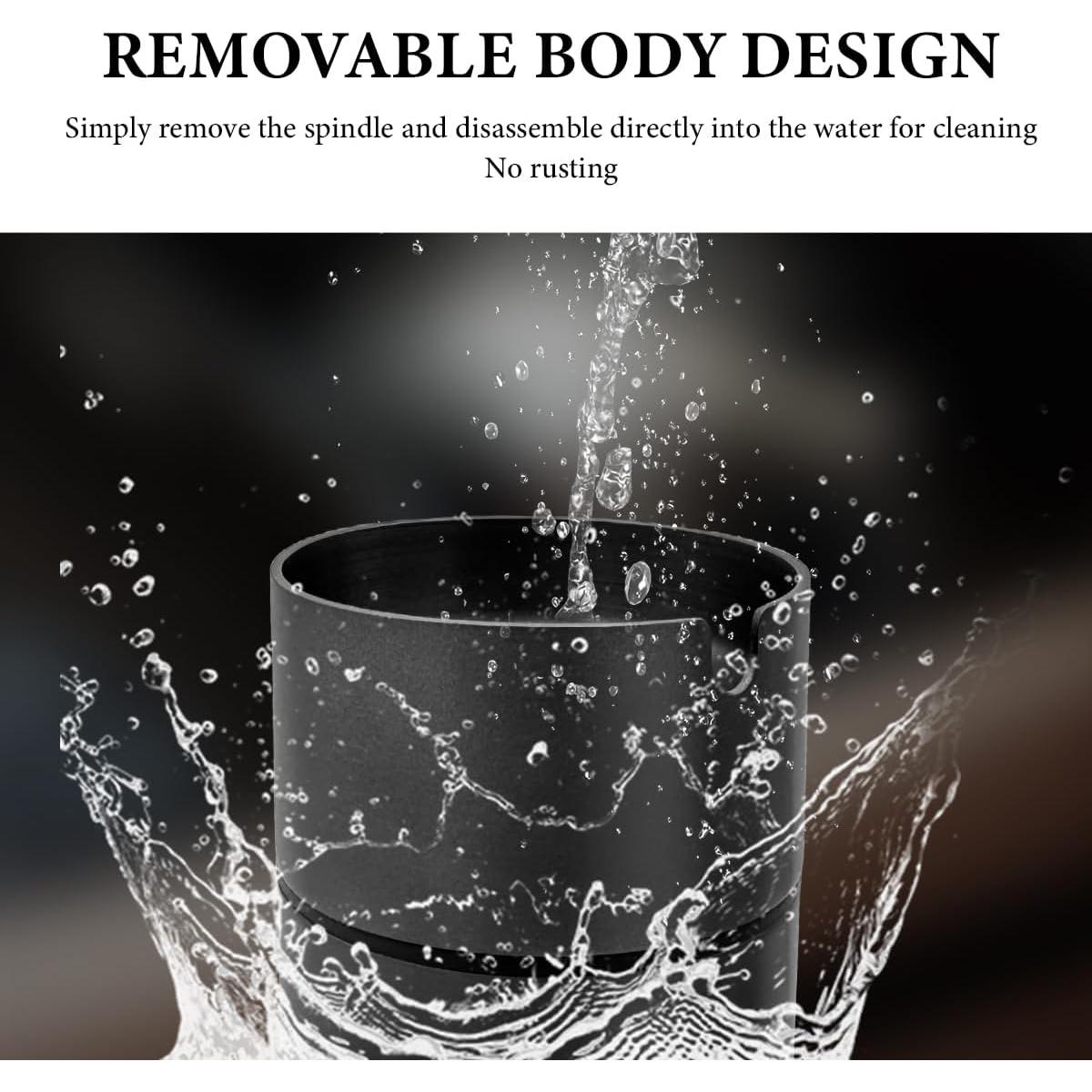 Cenicero de coche KVAEY con tapa, acero inoxidable, grande