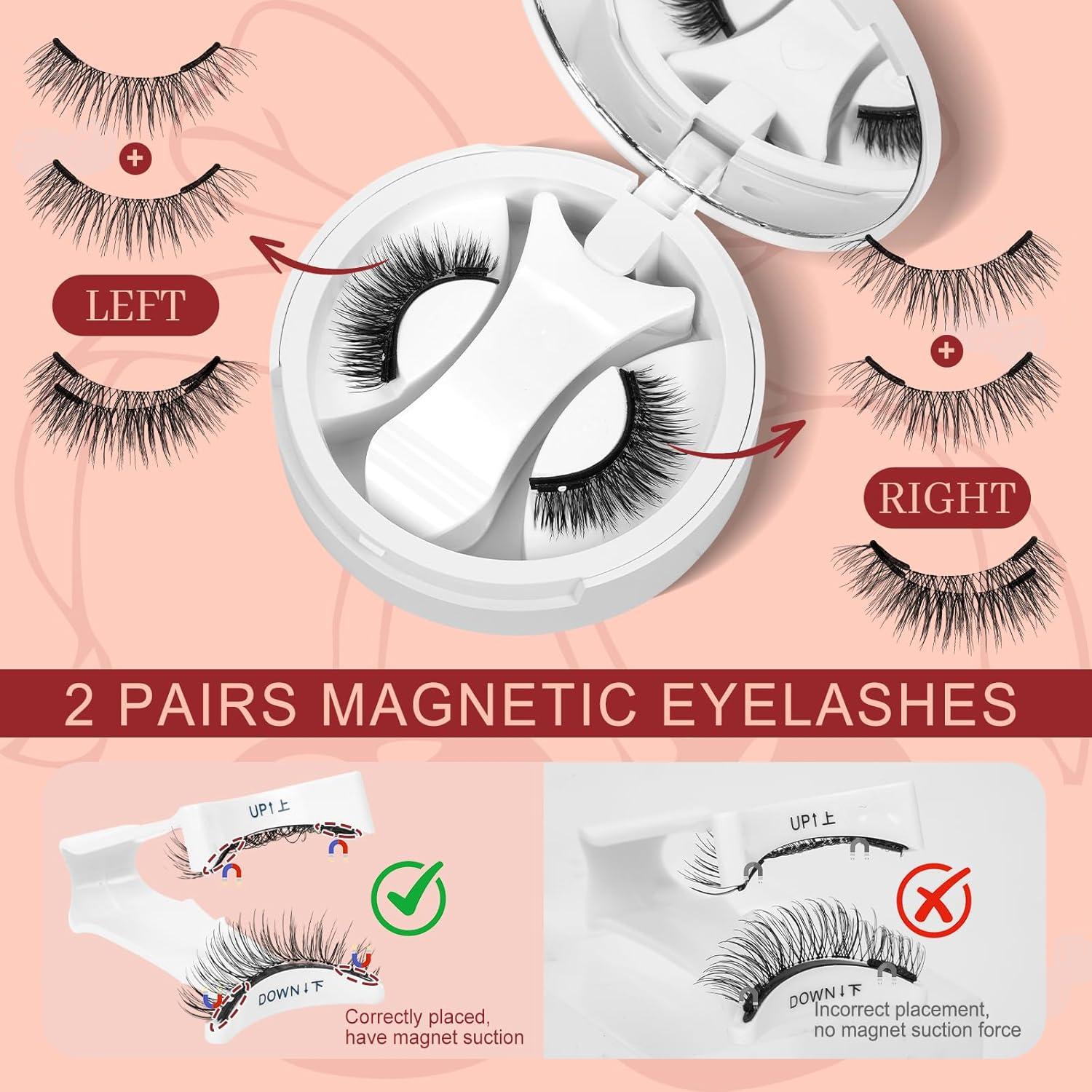 Pestañas Magnéticas Higu Clace Reutilizables con Aplicador