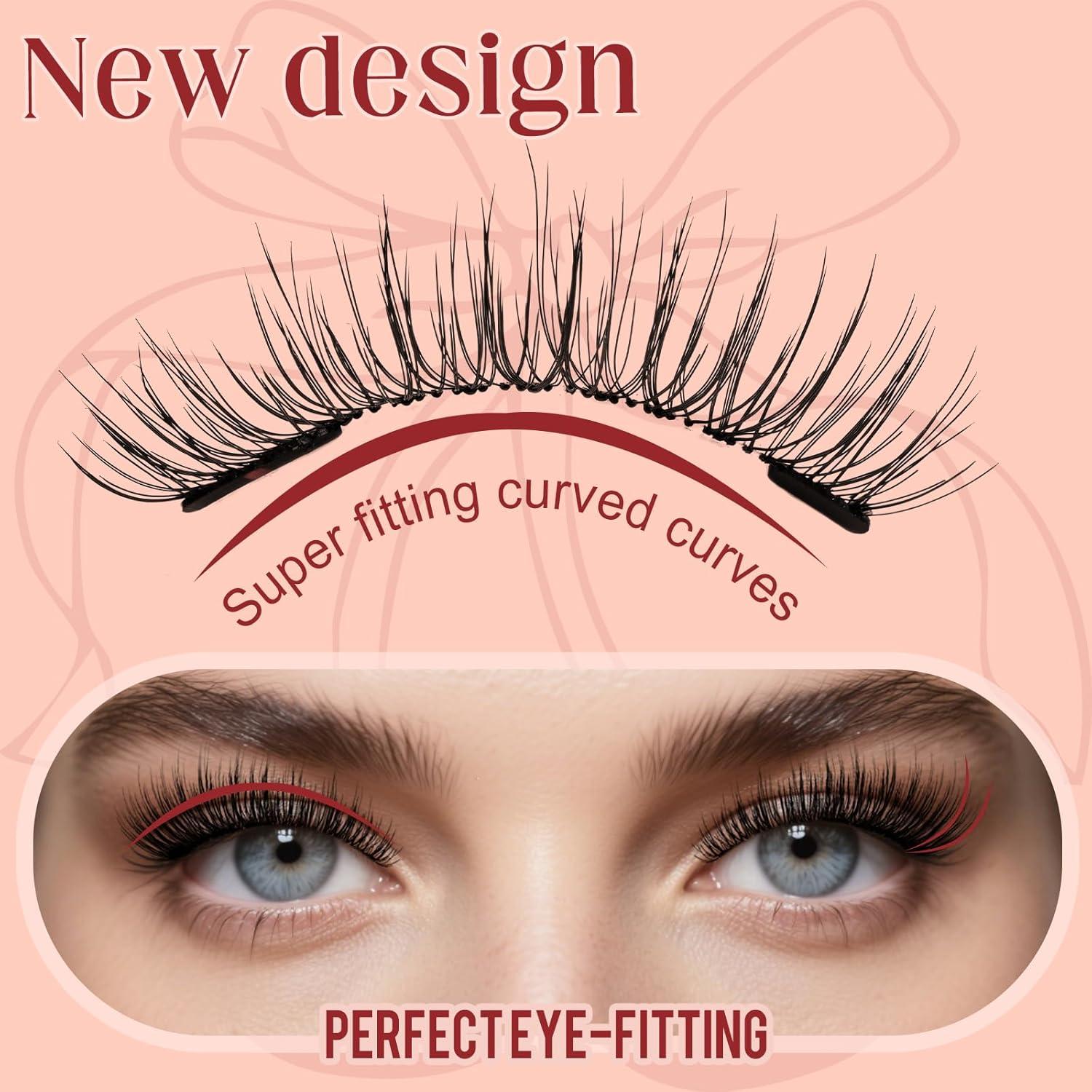 Pestañas Magnéticas Higu Clace Reutilizables con Aplicador