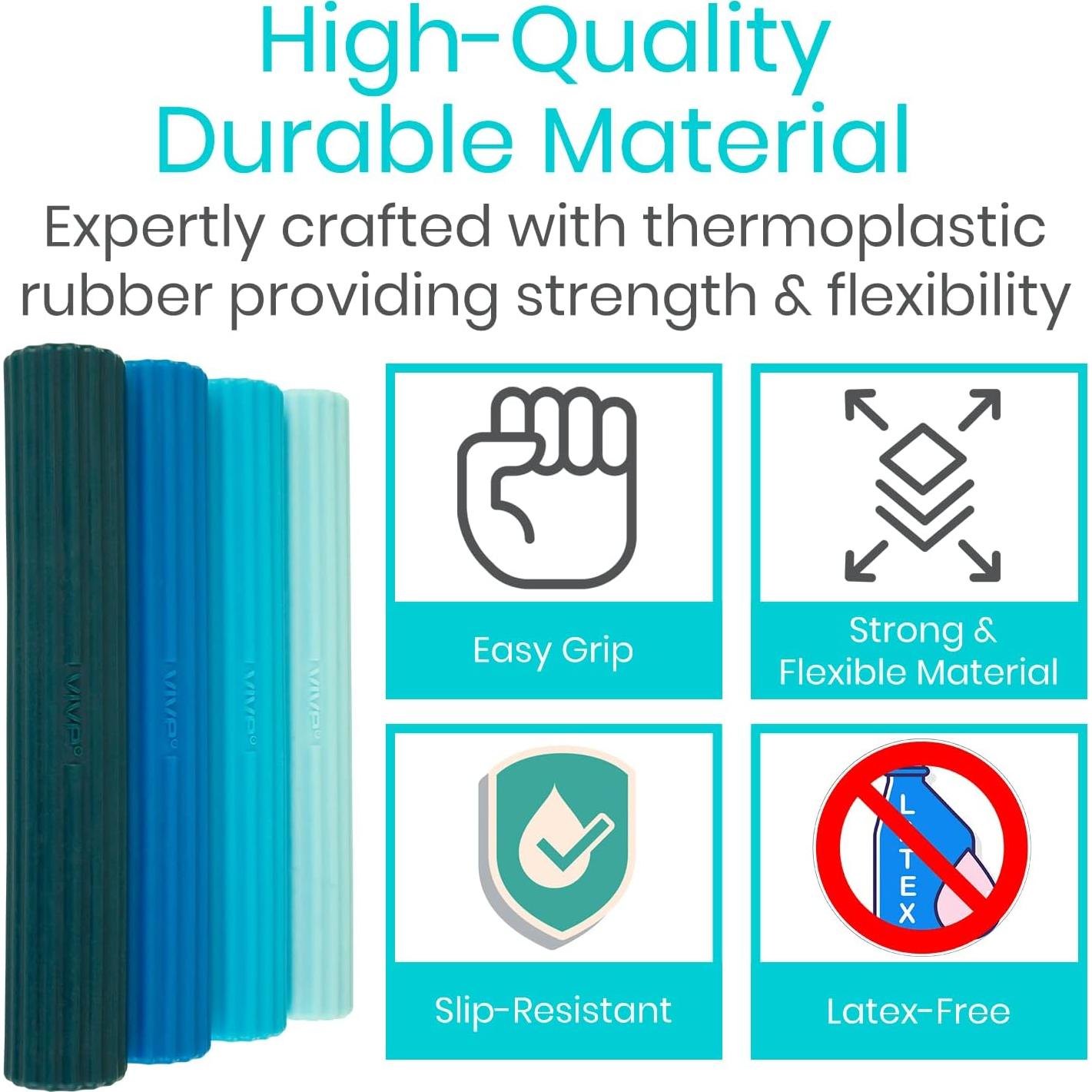 Juego de Barras de Terapia Vive Flex - Alivio Codo Tenista 4 Piezas