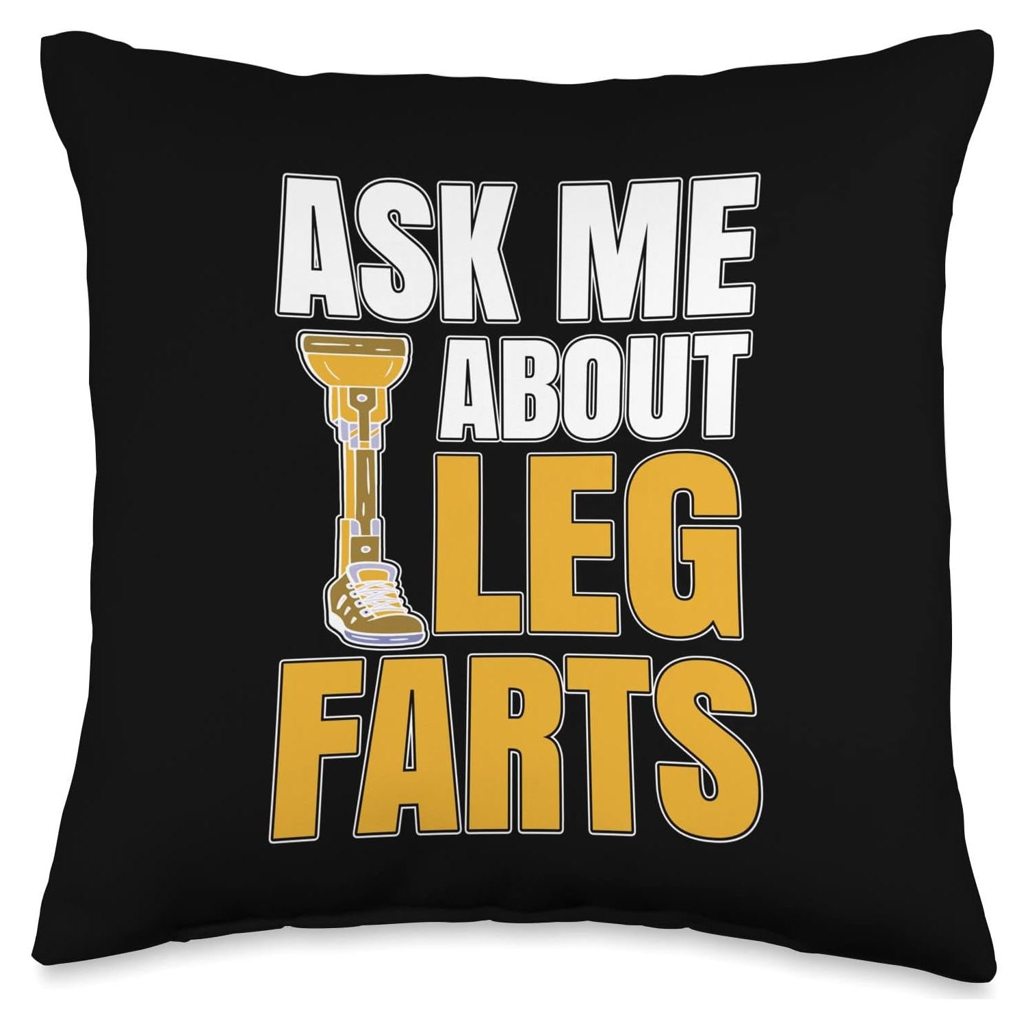 Almohada Divertida para Amputados de Pierna - 40x40 cm