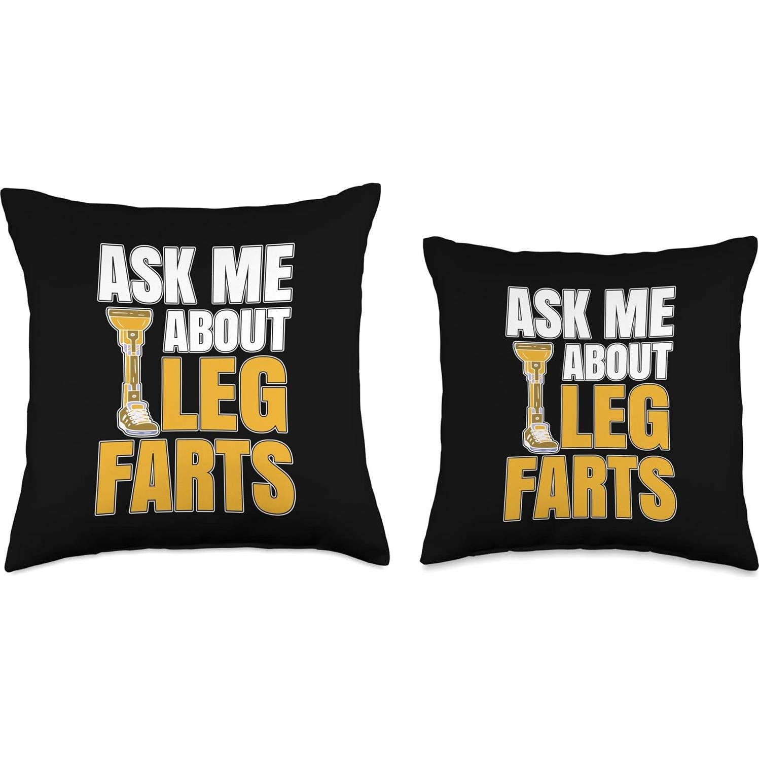 Almohada Divertida para Amputados de Pierna - 40x40 cm