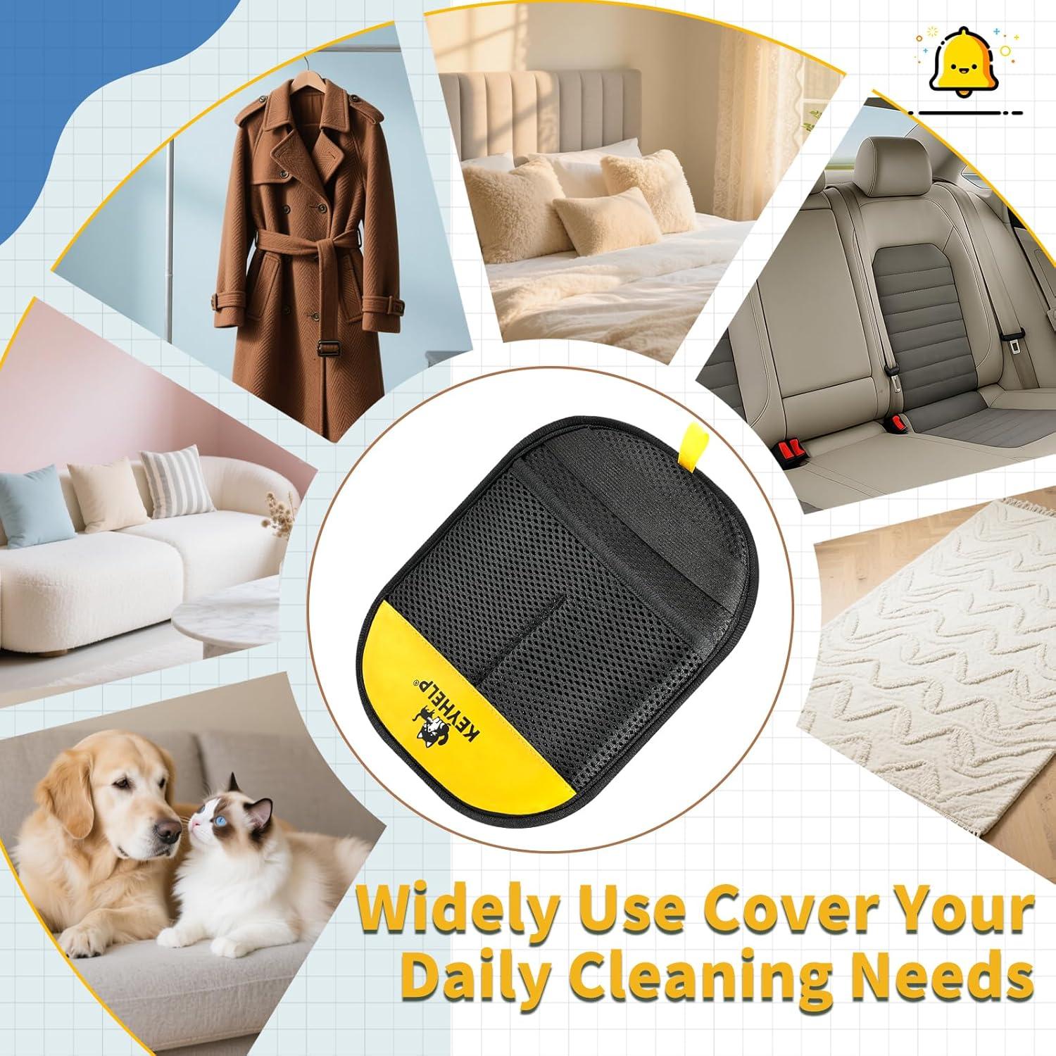 Guante para Remover Pelo de Mascotas KEYHELP DD01 24.1x17cm