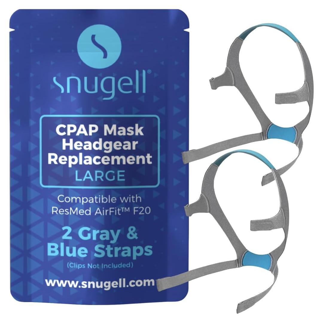 Correa de Reemplazo Snugell para Máscara CPAP ResMed F20 Grande - Paquete de 2