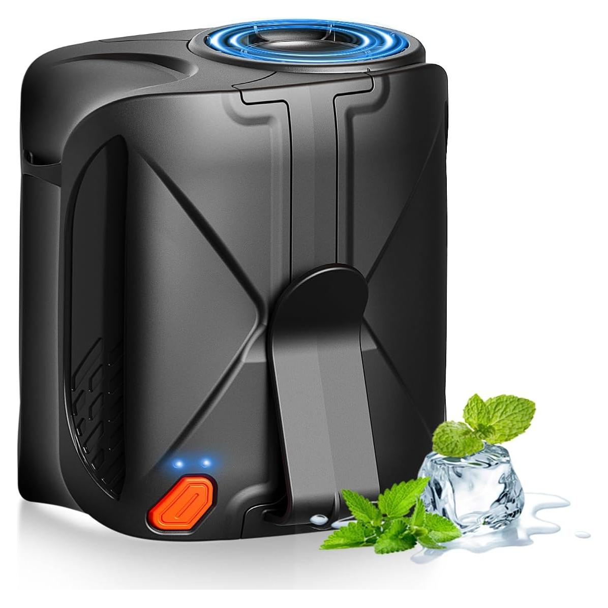 Ventilador de Cintura Portátil Shuangjishan 6000mAh Negro