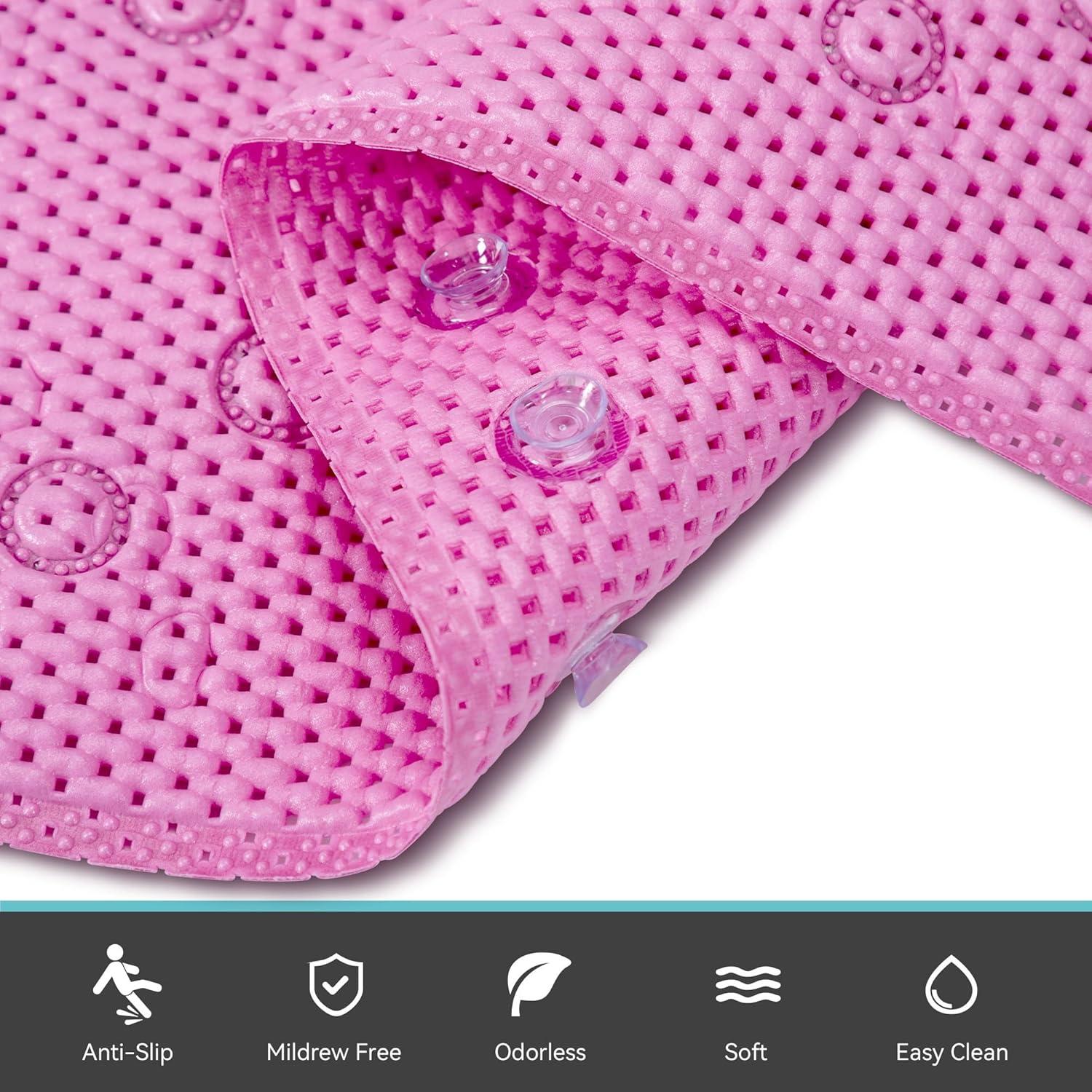 Alfombrilla de Baño Antideslizante DwEllAid 91.4x43.2cm Púrpura