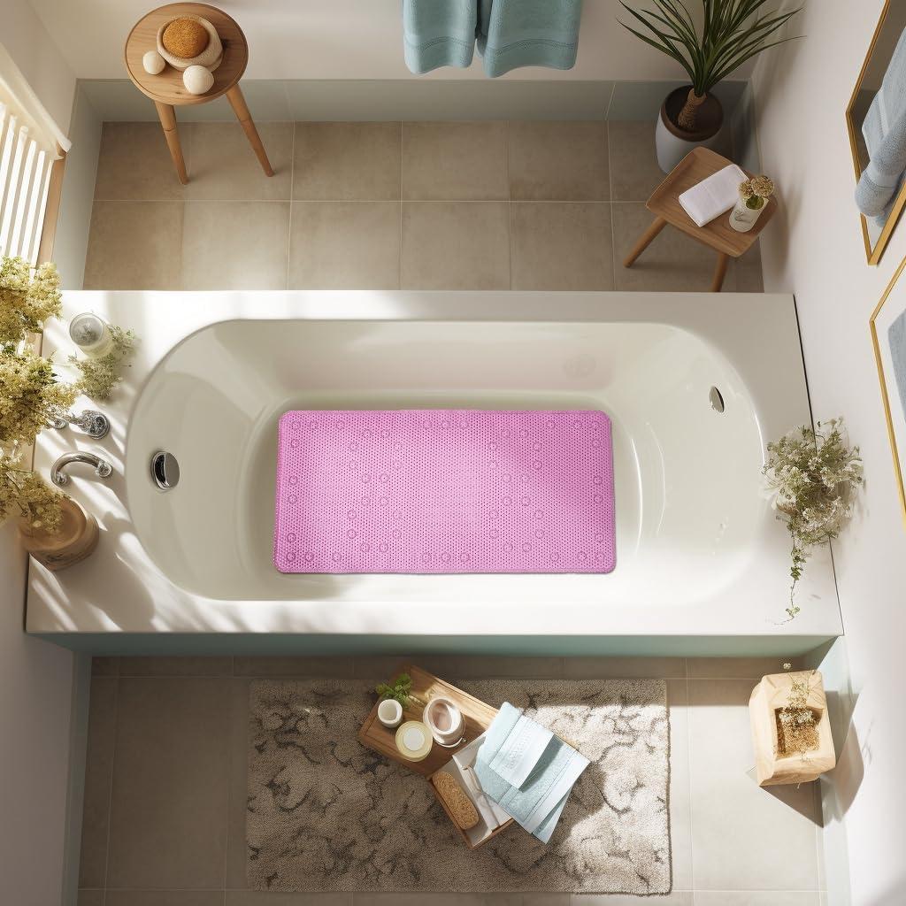 Alfombrilla de Baño Antideslizante DwEllAid 91.4x43.2cm Púrpura