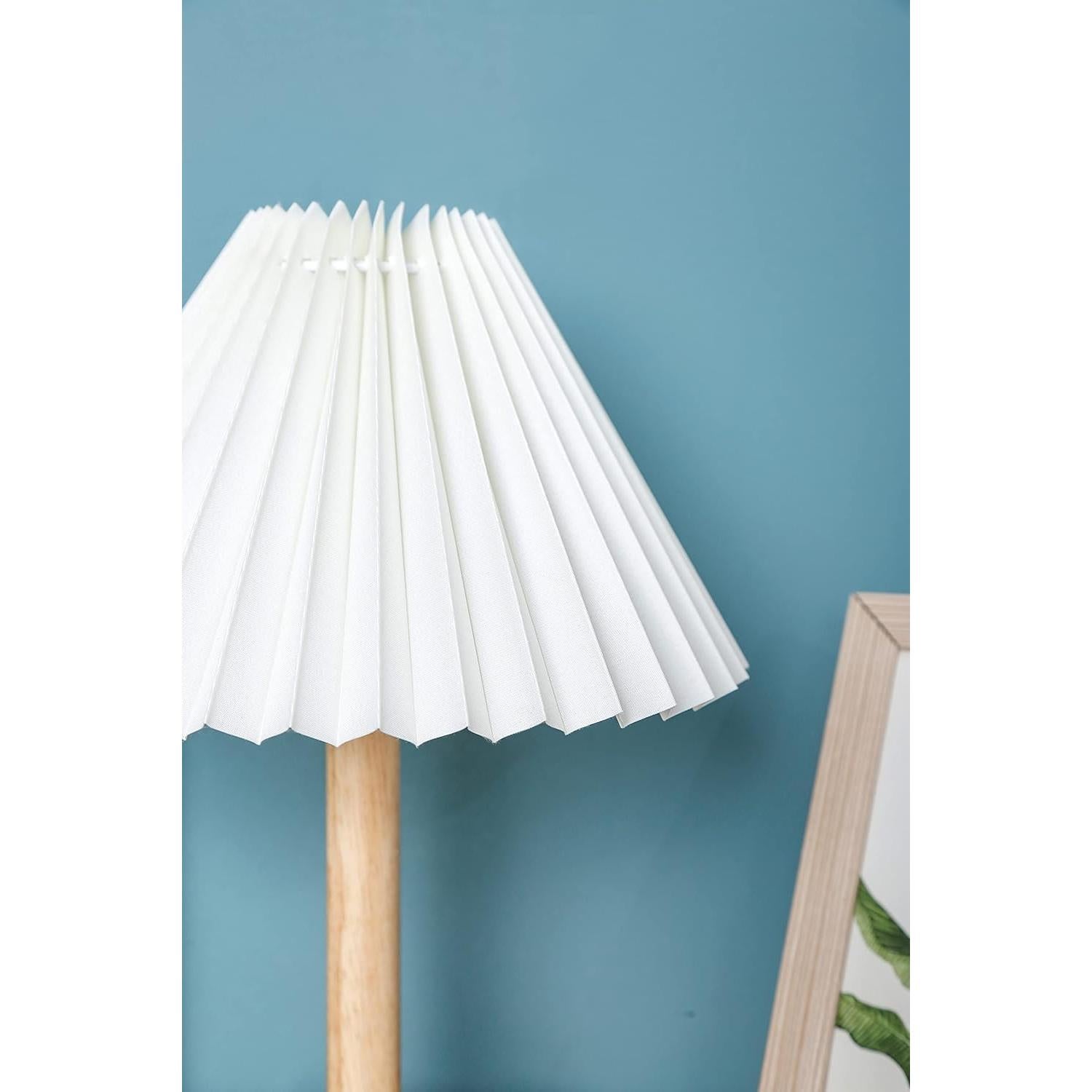 Lámpara de Mesa Pequeña Zenply 36.83 cm Vintage LED Blanca