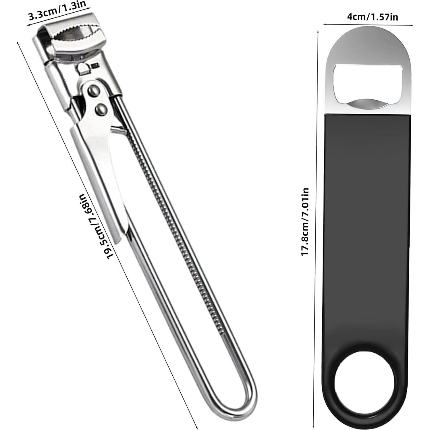 Abridores de Tarros Ajustables GZLT - Paquete de 2 Acero Inoxidable