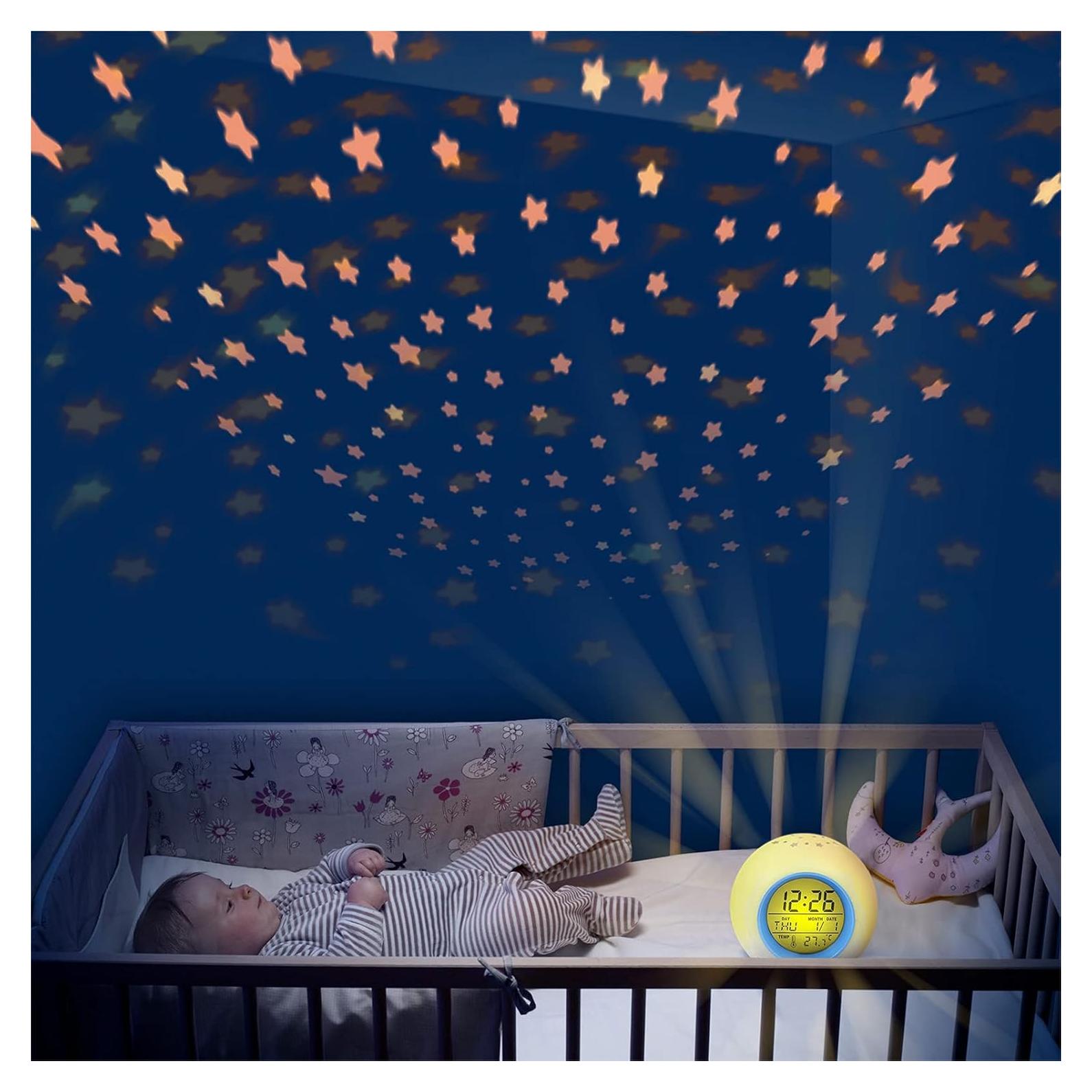 Reloj Despertador Digital Tarklanda con Proyector de Estrellas