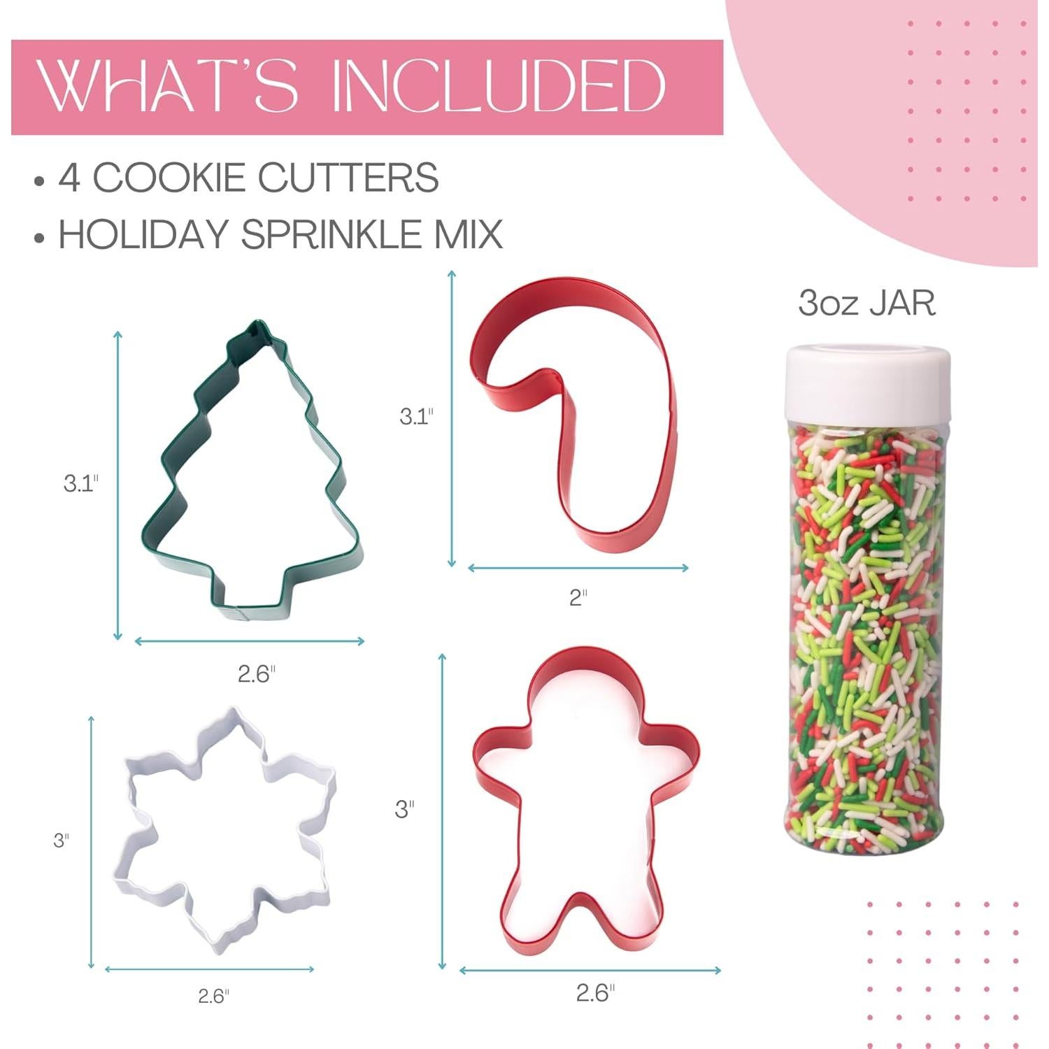 Cortadores de Galletas de Pascua Reino de Cortadores 3 Piezas