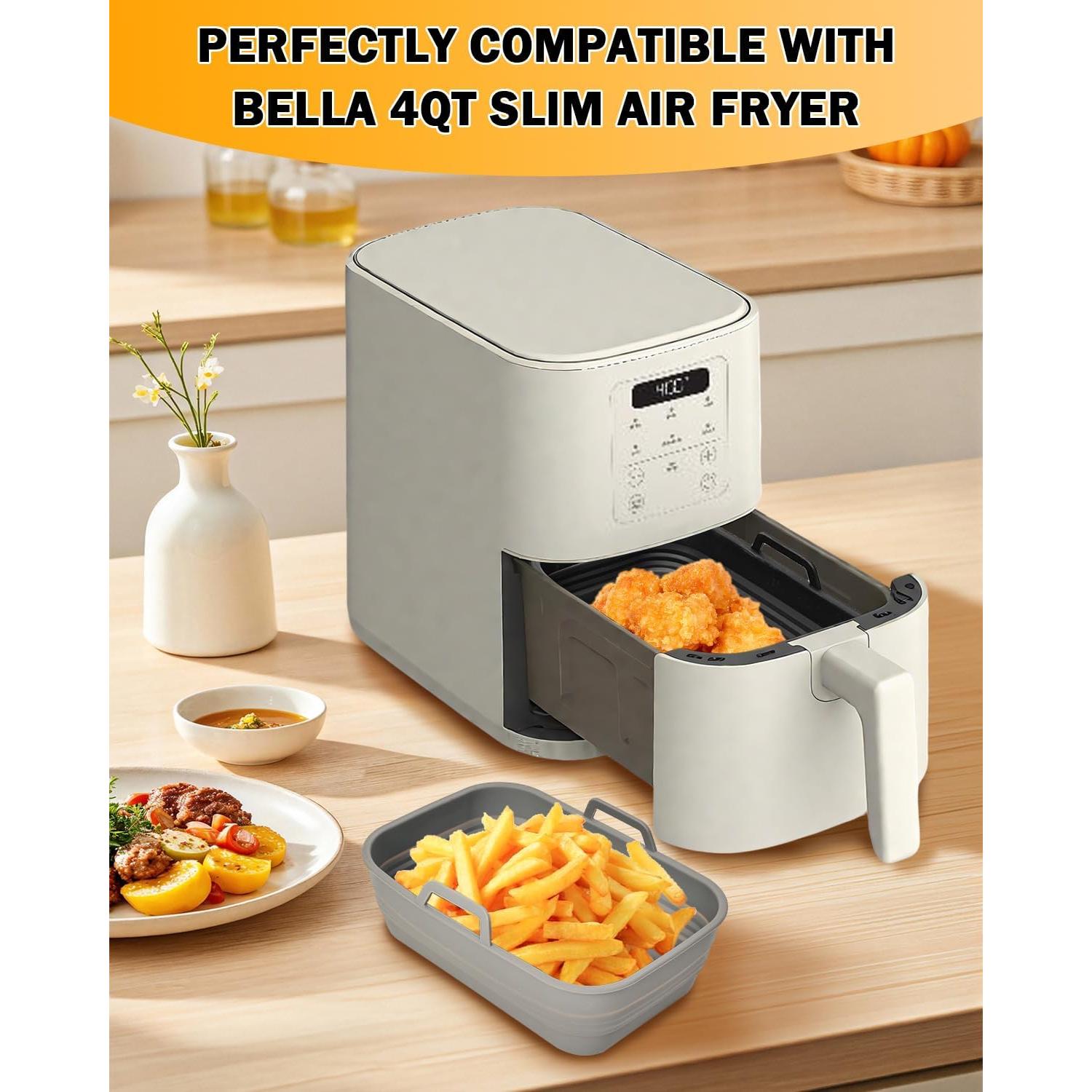 Forros de Silicona para Freidora de Aire Bella 4Qt 2-Pack