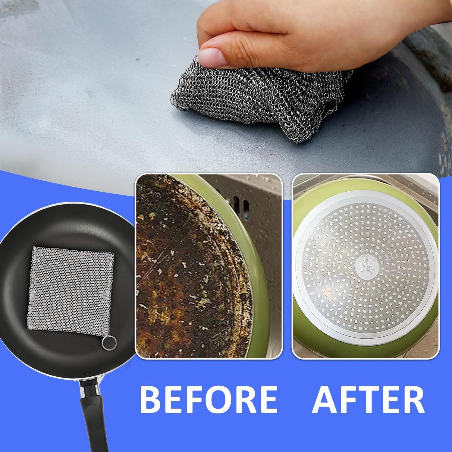 Estropajo de Cadena Penhderm Acero Inoxidable 316L 10x10cm