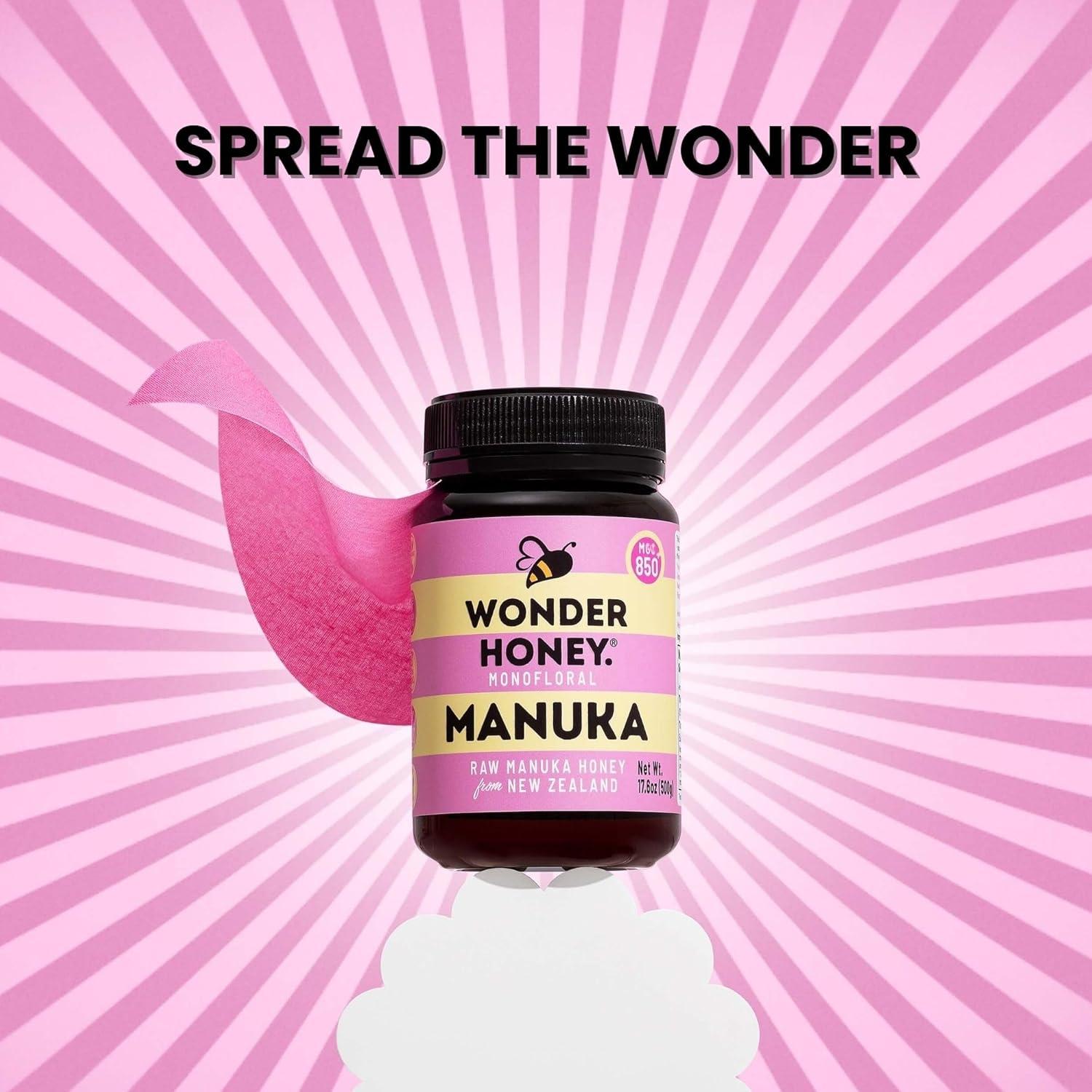 Miel Cruda de Manuka Wonder Honey MGO 850+ 249g Natural
