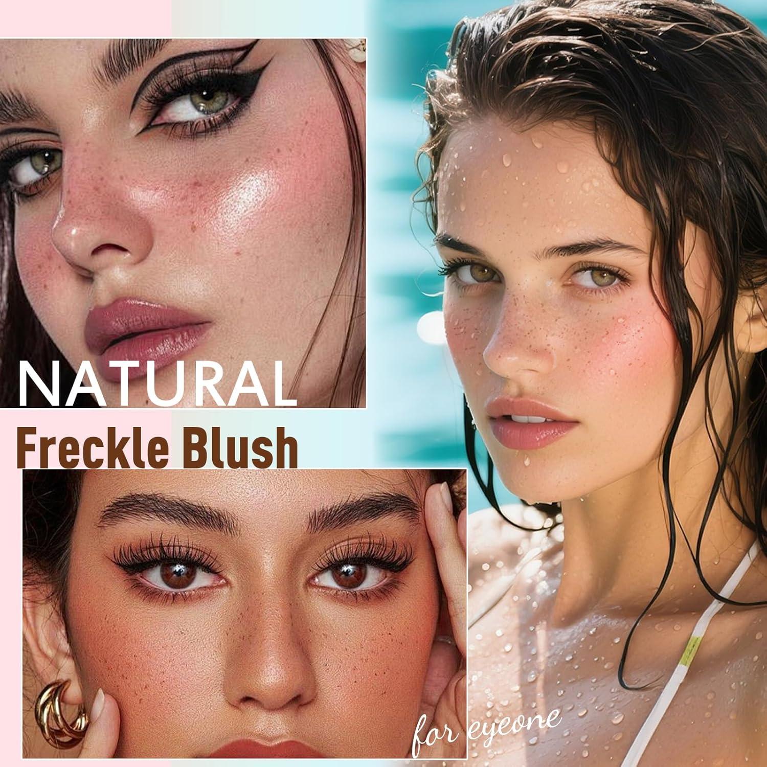 Kit de Maquillaje de Pecas Wugbc - Bolígrafo y Rubor Líquido