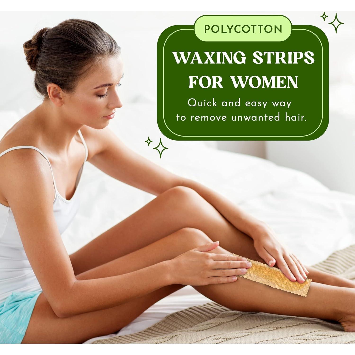 Tiras de Cera Reutilizables MOOM 48 Unidades para Depilación