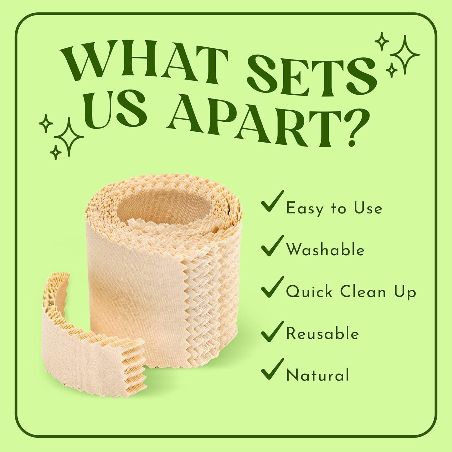 Tiras de Cera Reutilizables MOOM 48 Unidades para Depilación