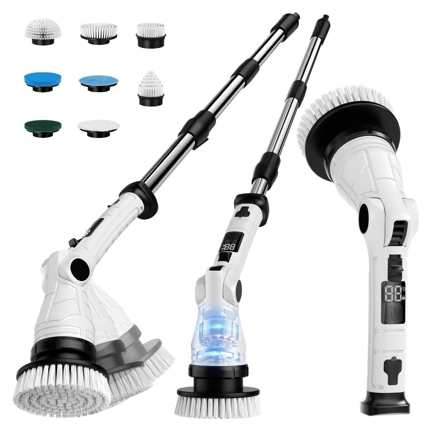 Cepillo Eléctrico KELAWE con 8 Cabezas y 3 Velocidades