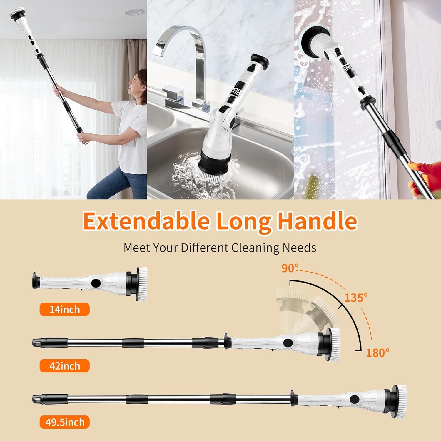 Cepillo Eléctrico KELAWE con 8 Cabezas y 3 Velocidades