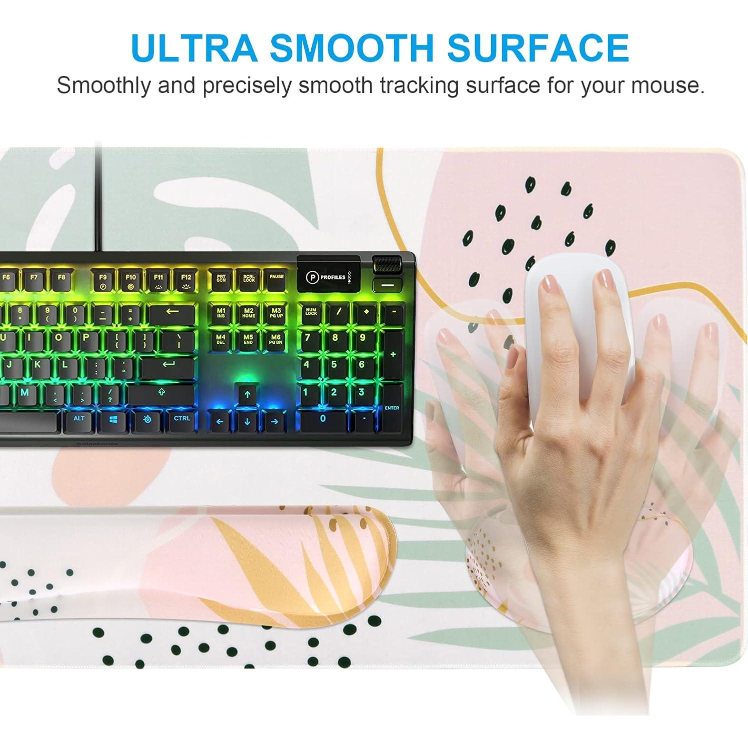 Alfombrilla de Escritorio iCasso XXL con Reposamuñecas - Morlandi