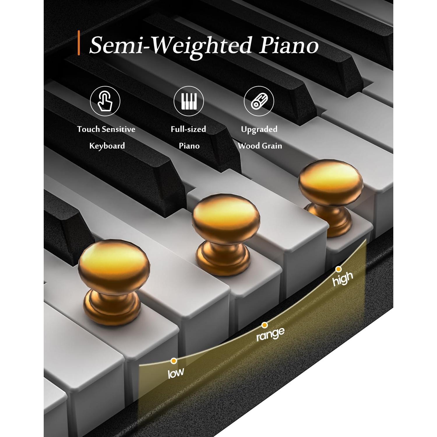 Teclado Piano Digital Plegable FingerBallet BX20 88 Teclas