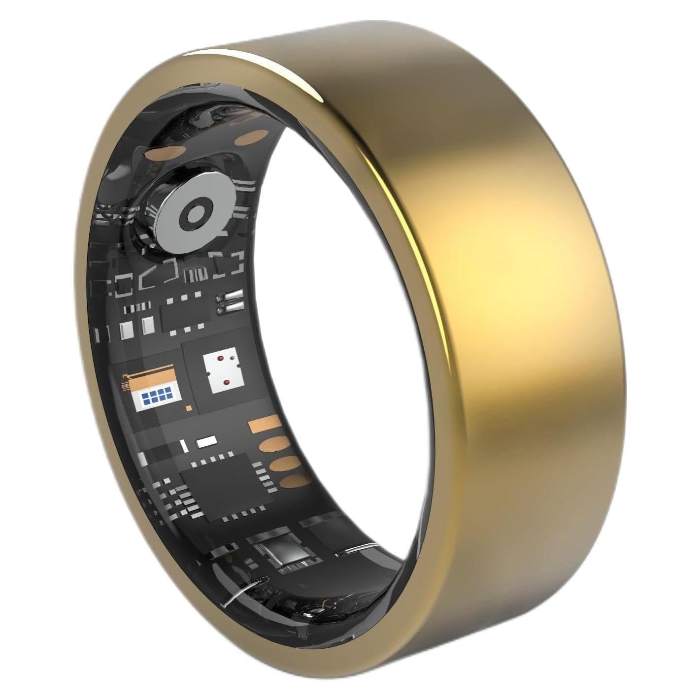 Anillo Inteligente EAGLE TECHS R11M Baño de Oro 18K Salud