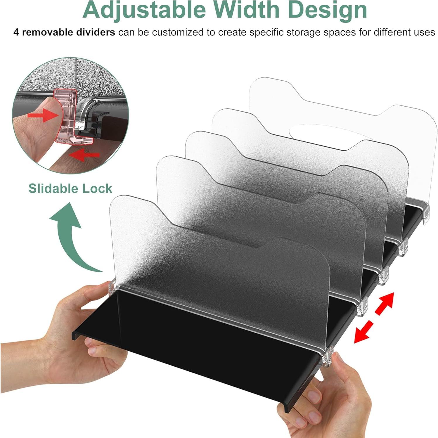 Organizador de Congelador SURETIVIAN 30.99x18.99cm Negro