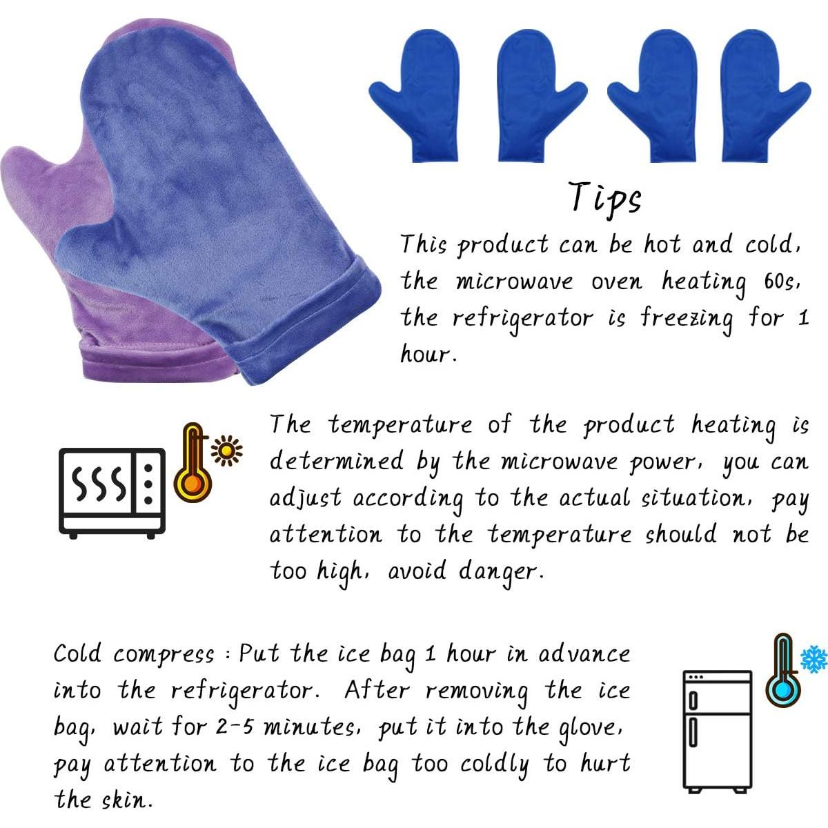 Guantes de Terapia Caliente y Fría HI FINE CARE para Manos