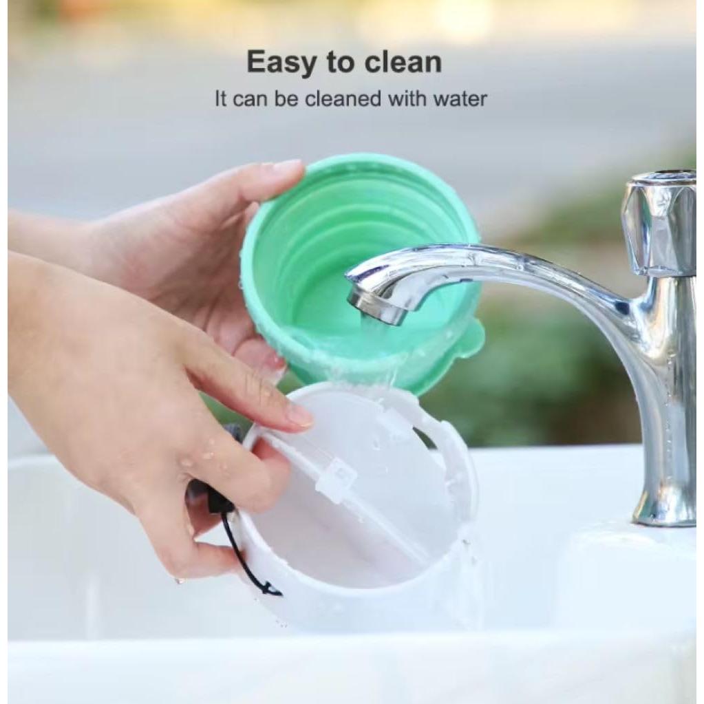 Cuenco Plegable para Perros 3 en 1 Poshirae - Azul Dyer