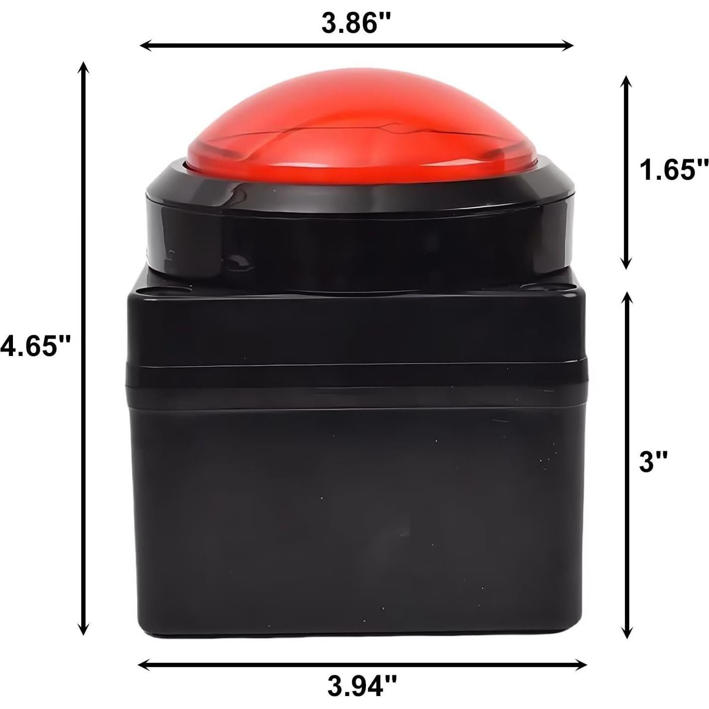 Teclado Macro USB Programable Yoqanr - Botón Rojo 1 Mano