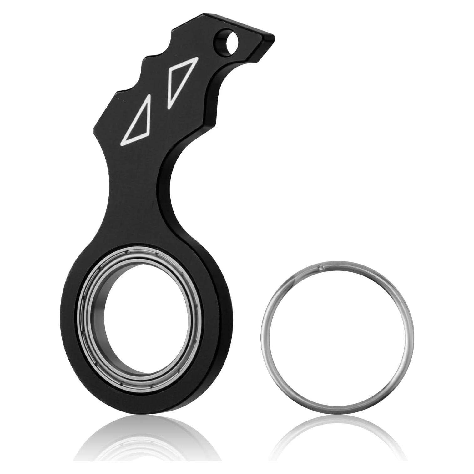 Llave Giratoria Antiestrés NQEUEPN - Llavero Portátil Negro