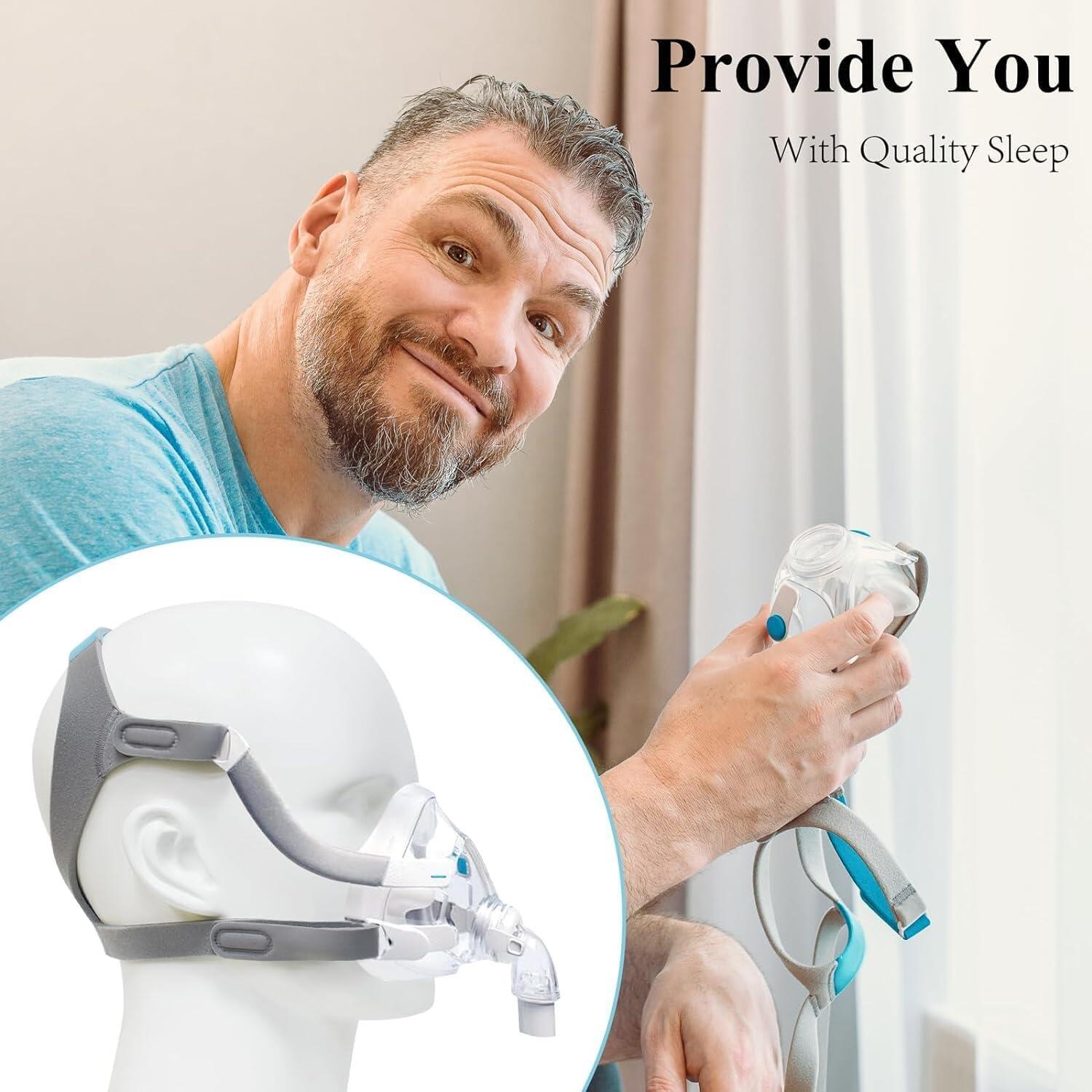 Cinta de cabeza CPAP Babyfond F20 Plus, suave y ajustable