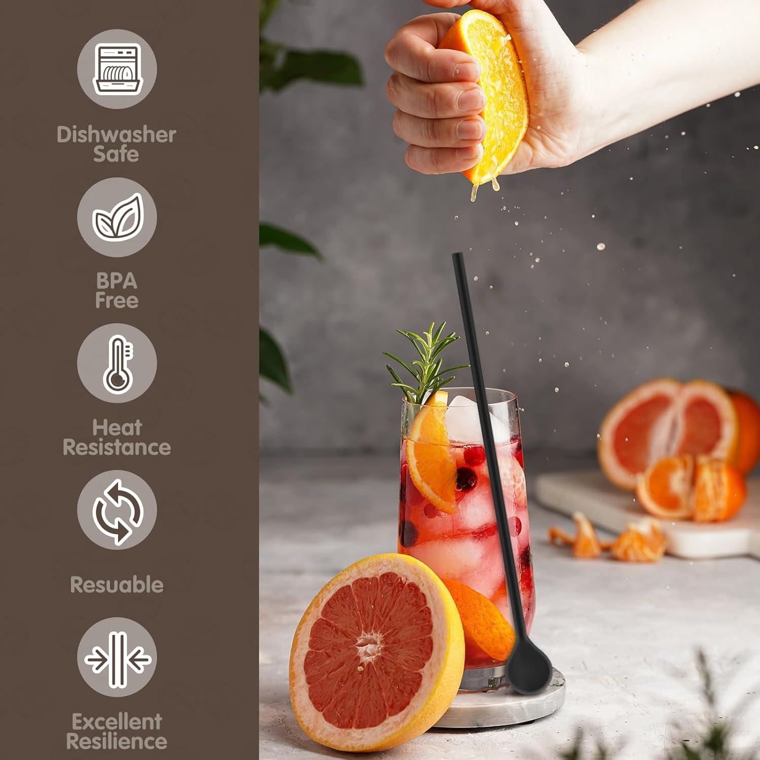 Set de 3 Cucharas de Revolver de Silicona Reallnaive 25cm