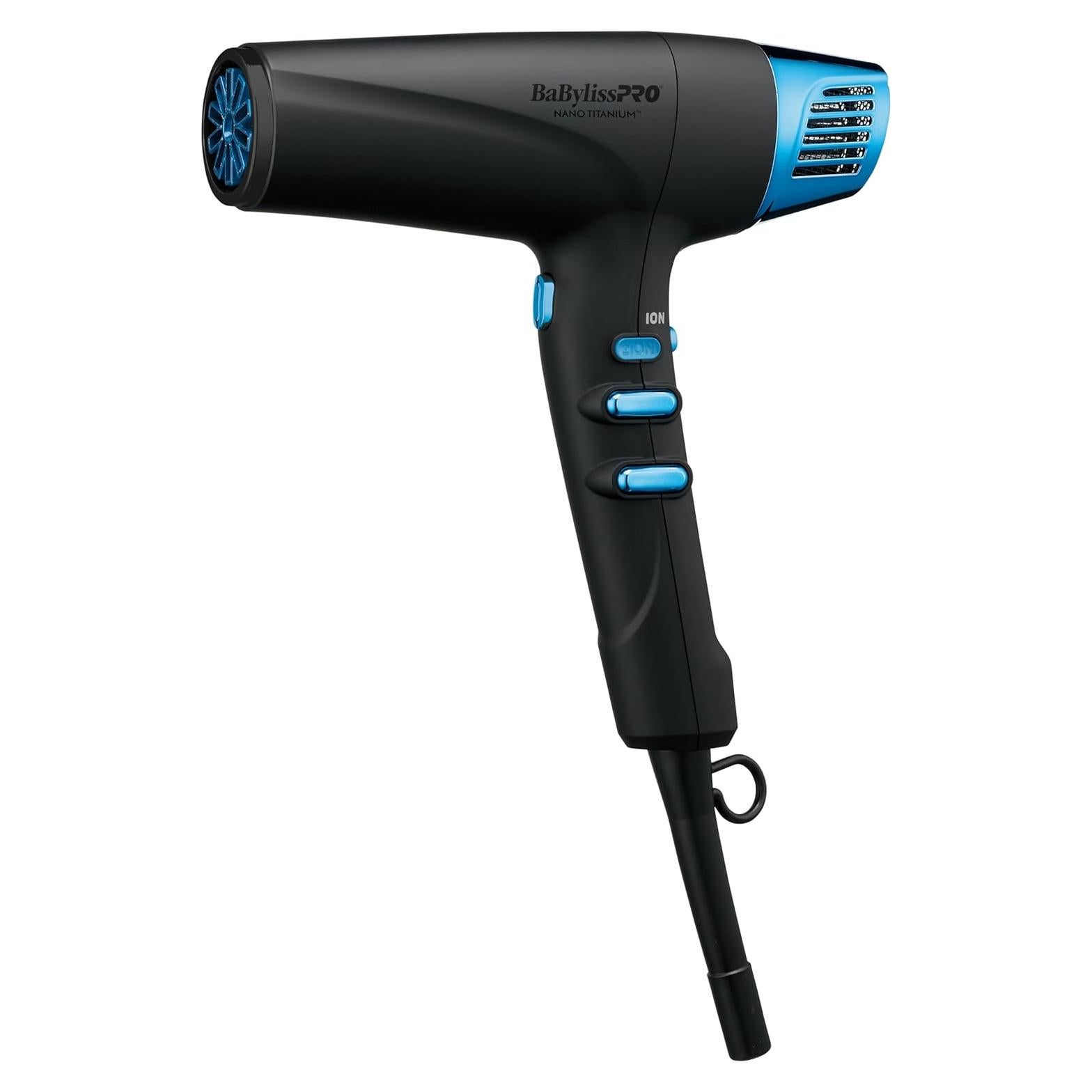 Secador de Pelo BaBylissPRO Nano Titanium 1875W Iónico Negro