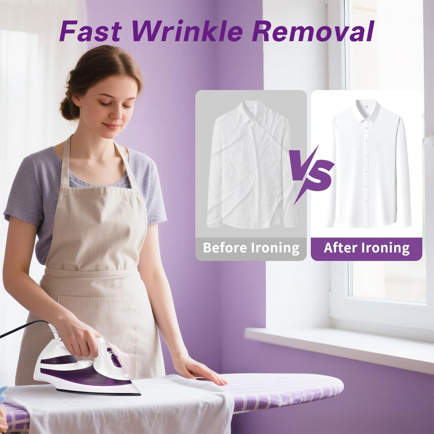 Plancha de Vapor MARTISAN SG-5098 Púrpura 1.16kg Autolimpiante