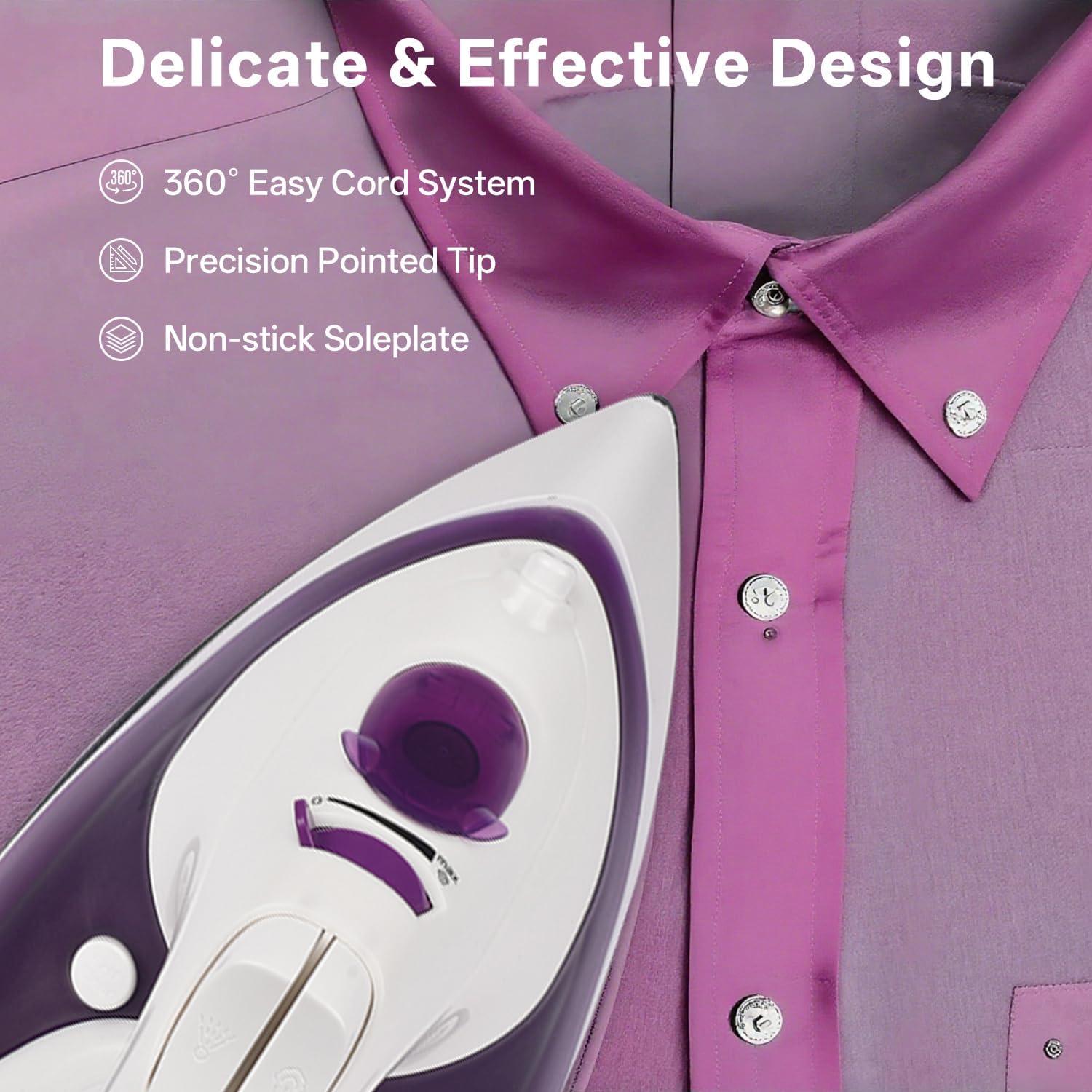 Plancha de Vapor MARTISAN SG-5098 Púrpura 1.16kg Autolimpiante