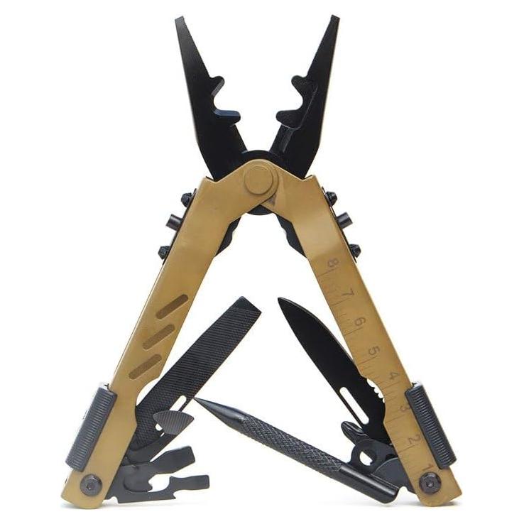 Alicate Multi Herramienta GXMRHWY 13 en 1 Acero Inoxidable Camping