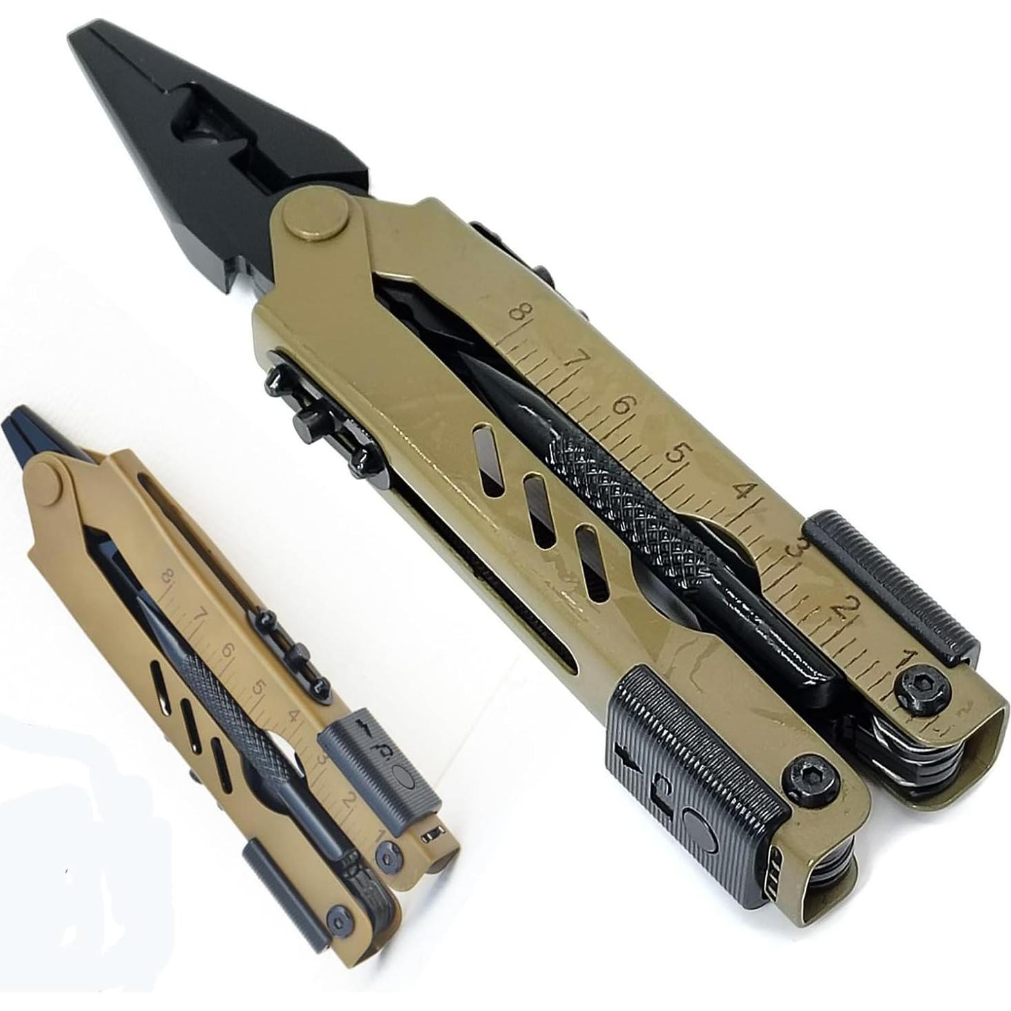 Alicate Multi Herramienta GXMRHWY 13 en 1 Acero Inoxidable Camping