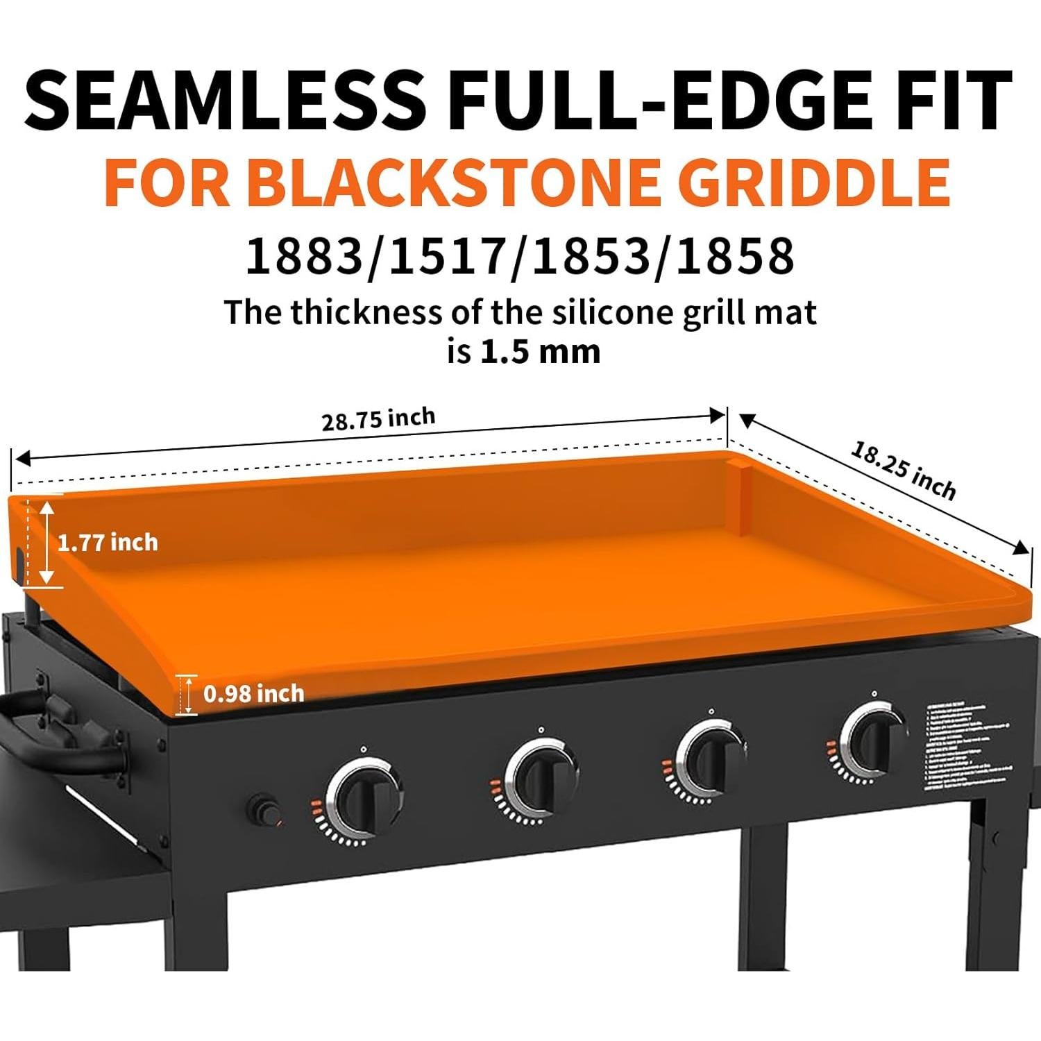 Cubierta de Silicona para Plancha Blackstone 71 cm Resistente