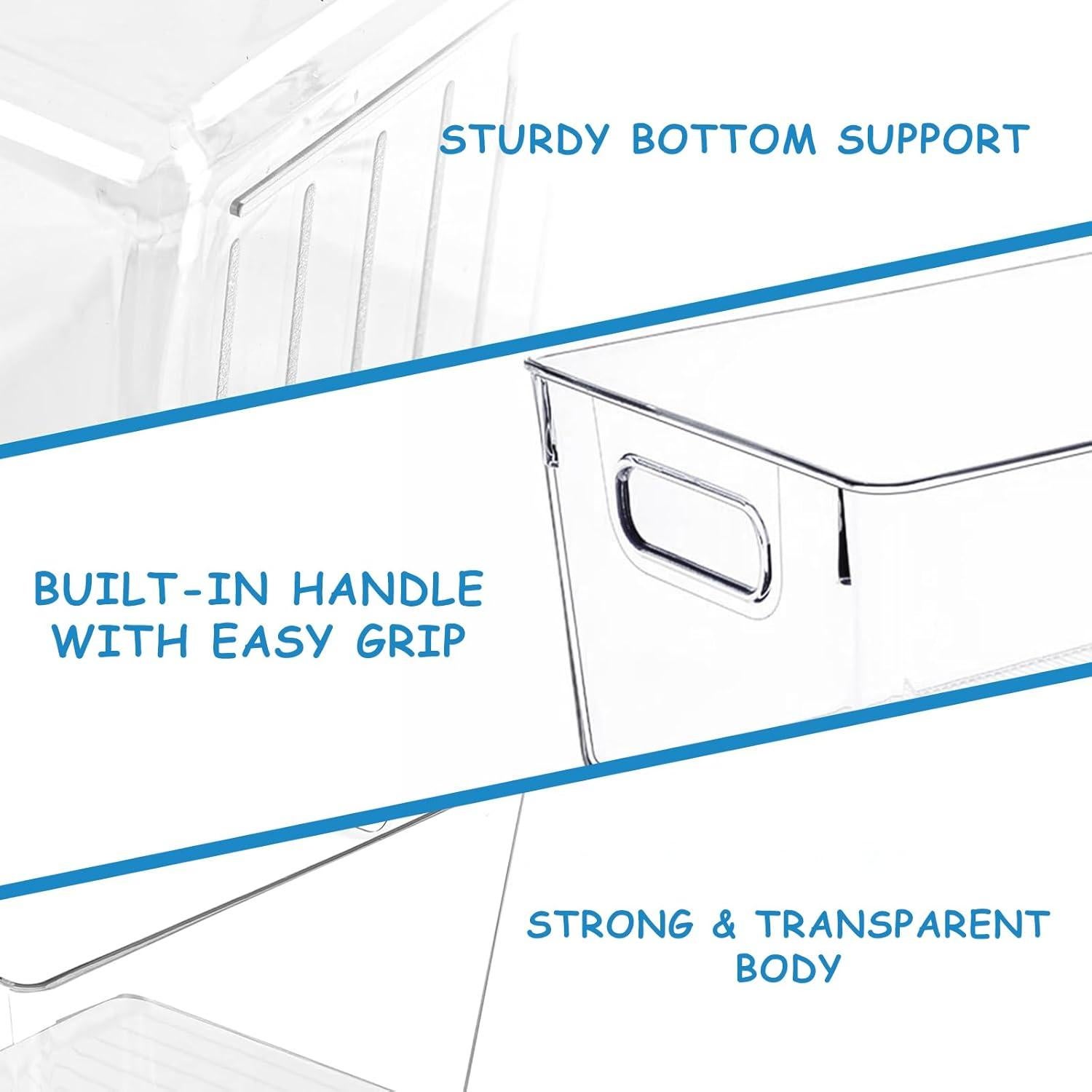 Organizadores de Almacenamiento Joymeezo - 8 Piezas Plástico Transparente