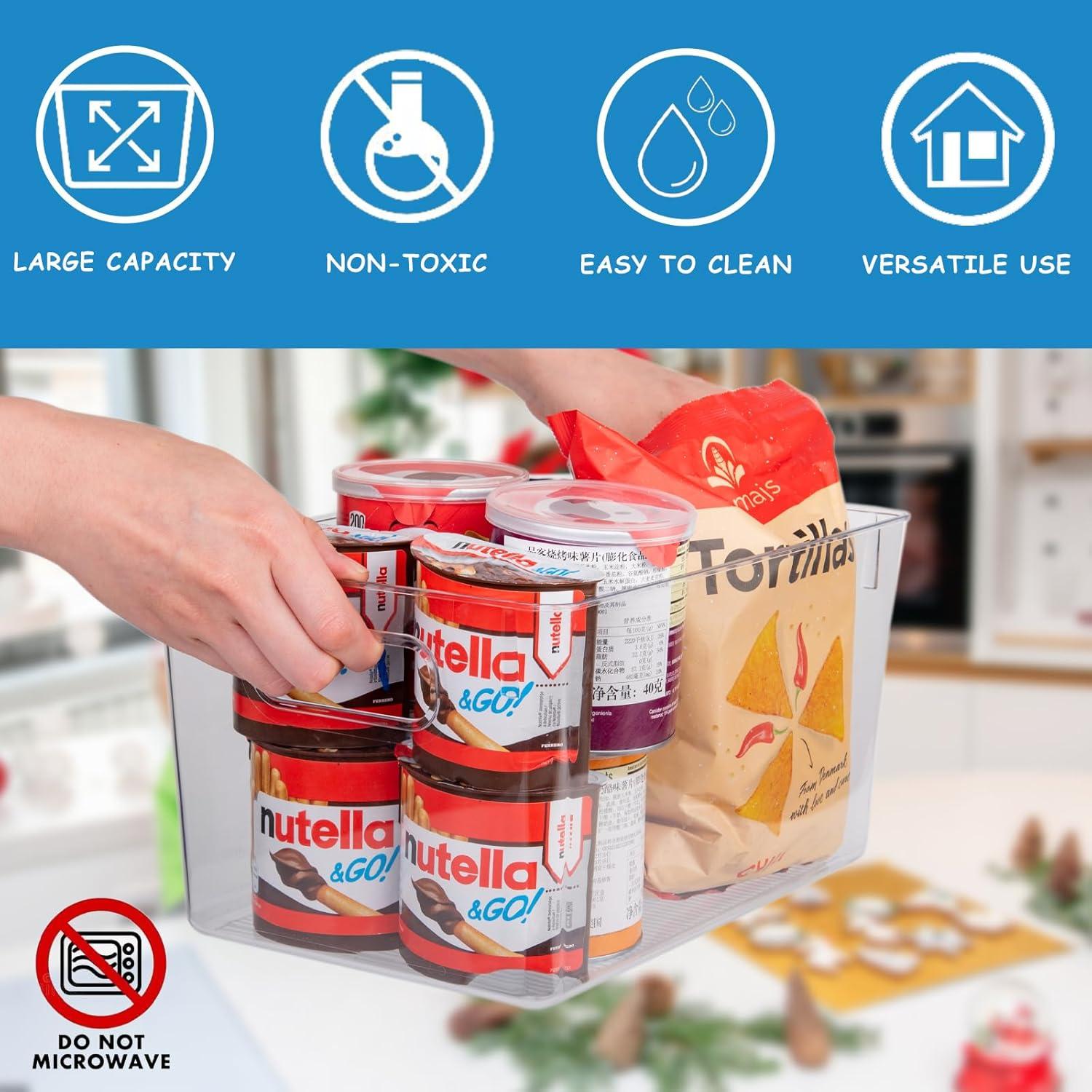 Organizadores de Almacenamiento Joymeezo - 8 Piezas Plástico Transparente