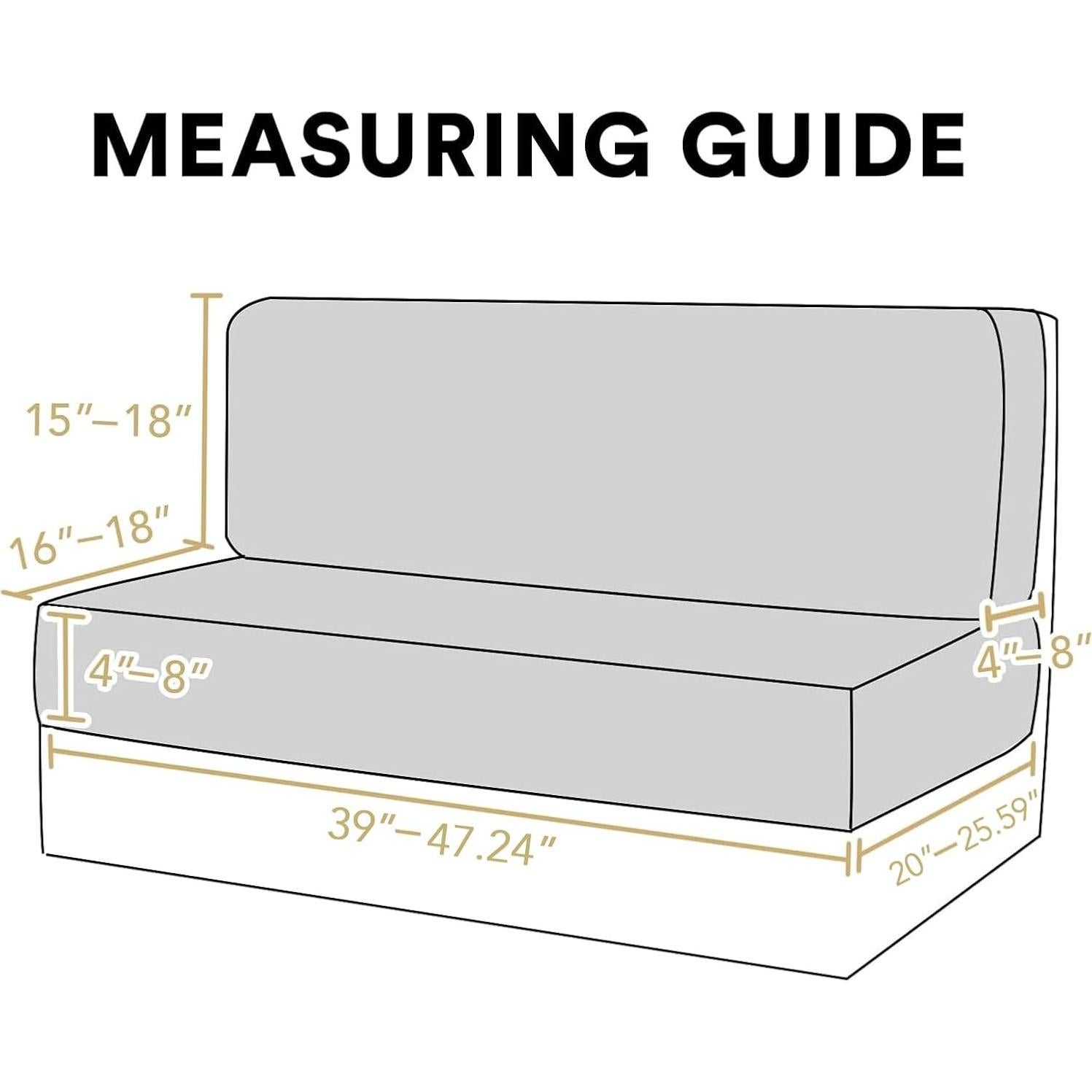 H.VERSAILTEX Fundas de Cojines de Comedor RV 100% Impermeables