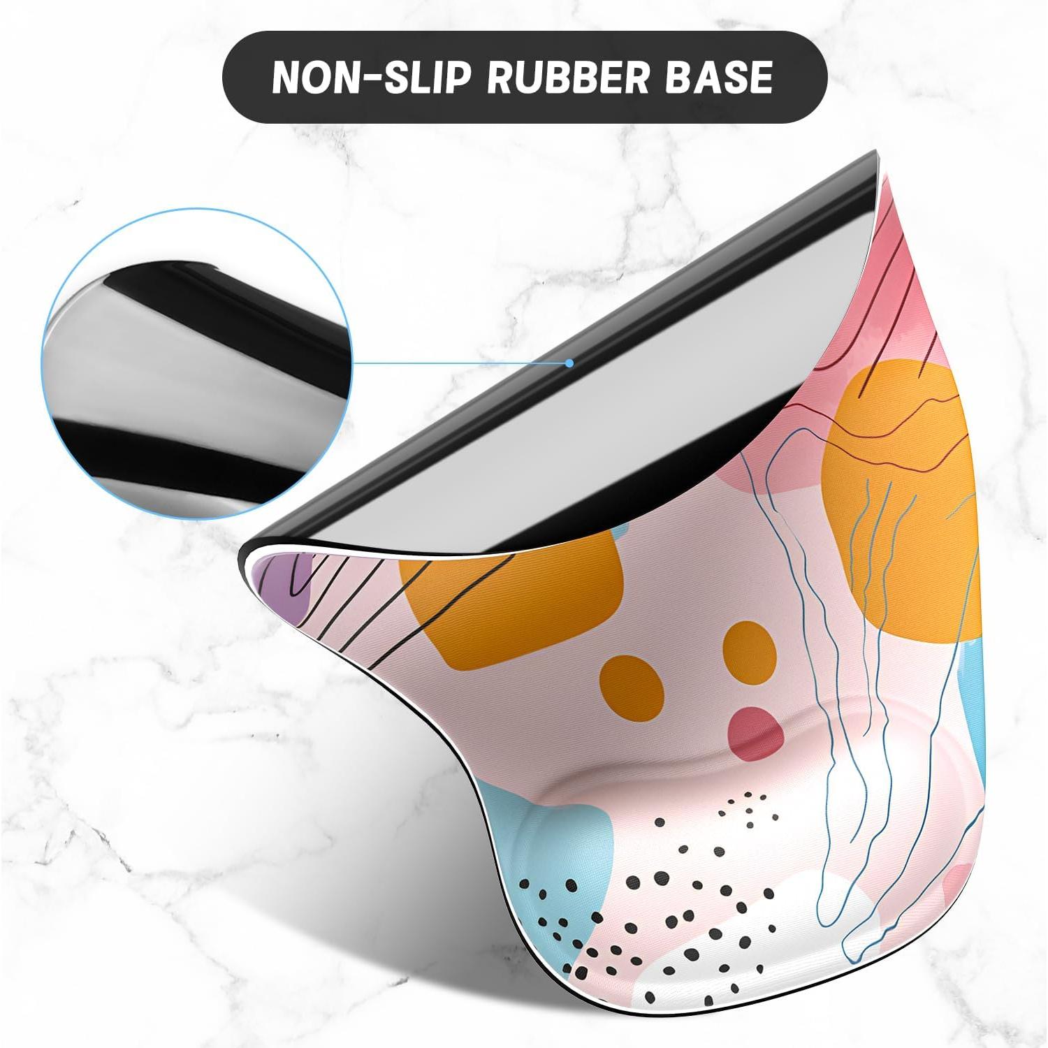 Alfombrilla Ergonómica ITNRSIIET con Reposamuñecas de Gel 24.1x21.1cm