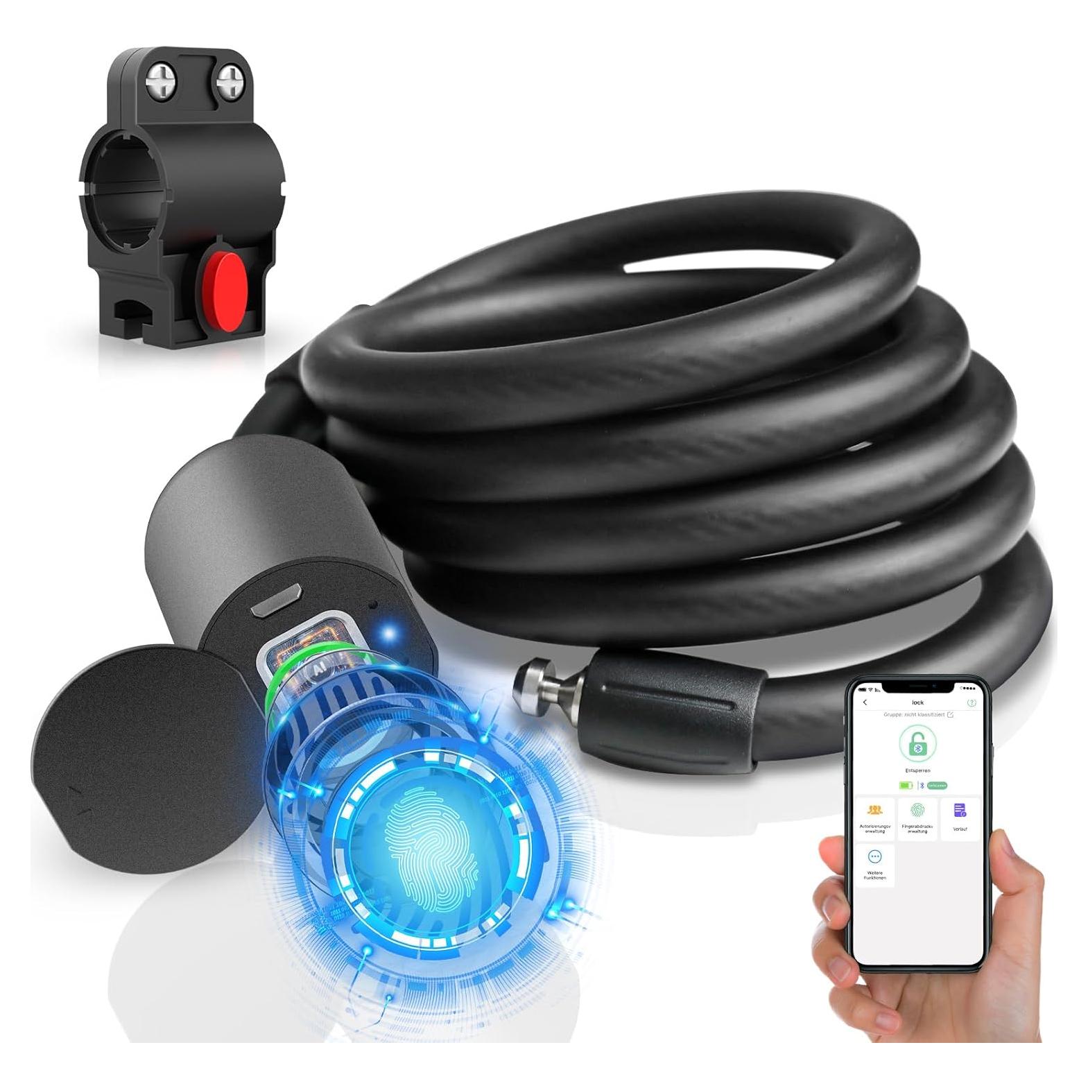 Candado Biométrico Eseesmart 1.5M con Huella Dactilar