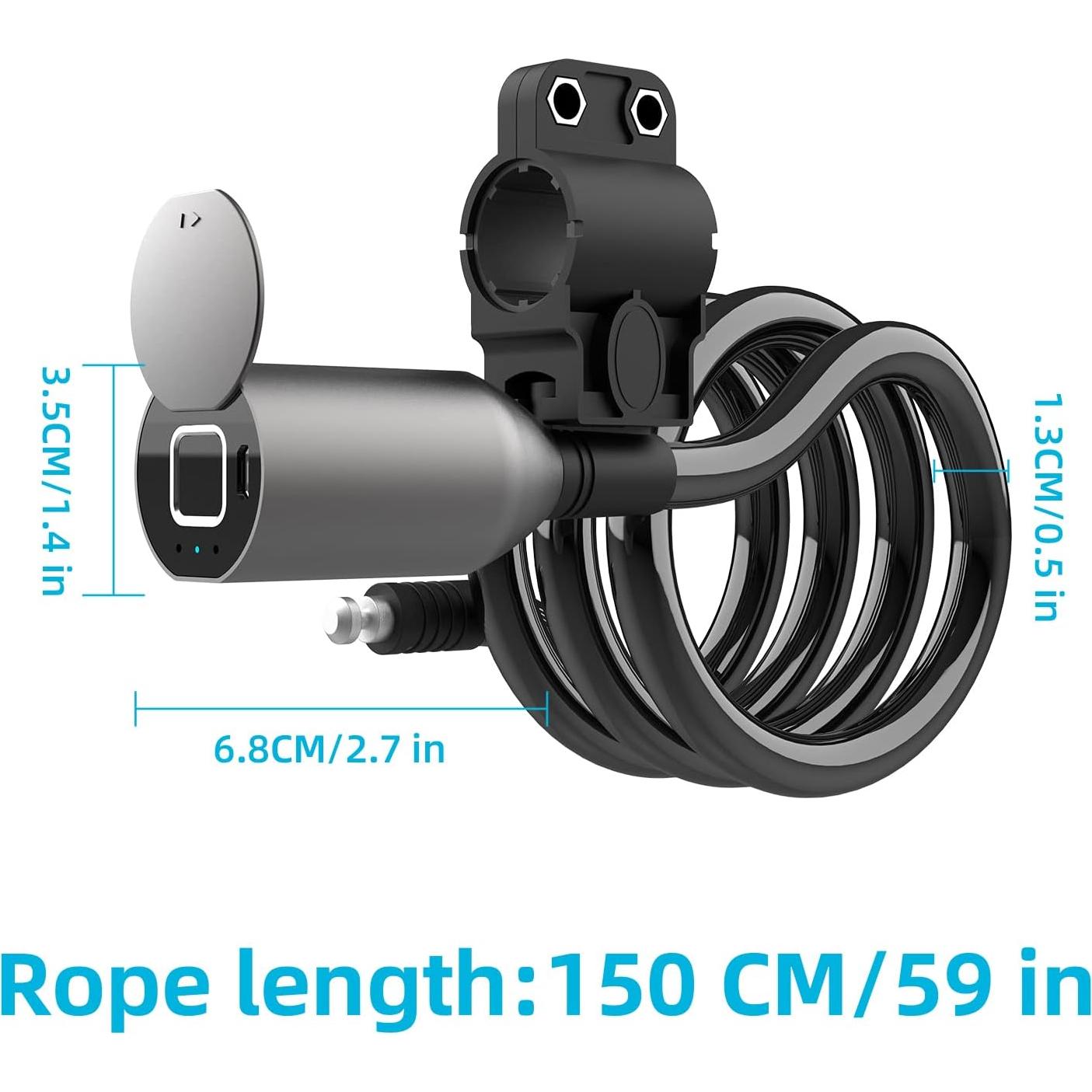 Candado Biométrico Eseesmart 1.5M con Huella Dactilar