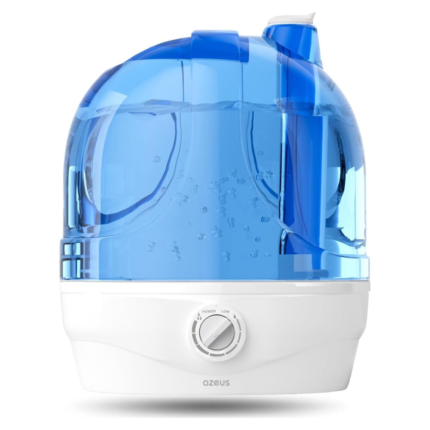 Humidificador Ultrasónico AZEUS 2.8L Silencioso para Dormitorio